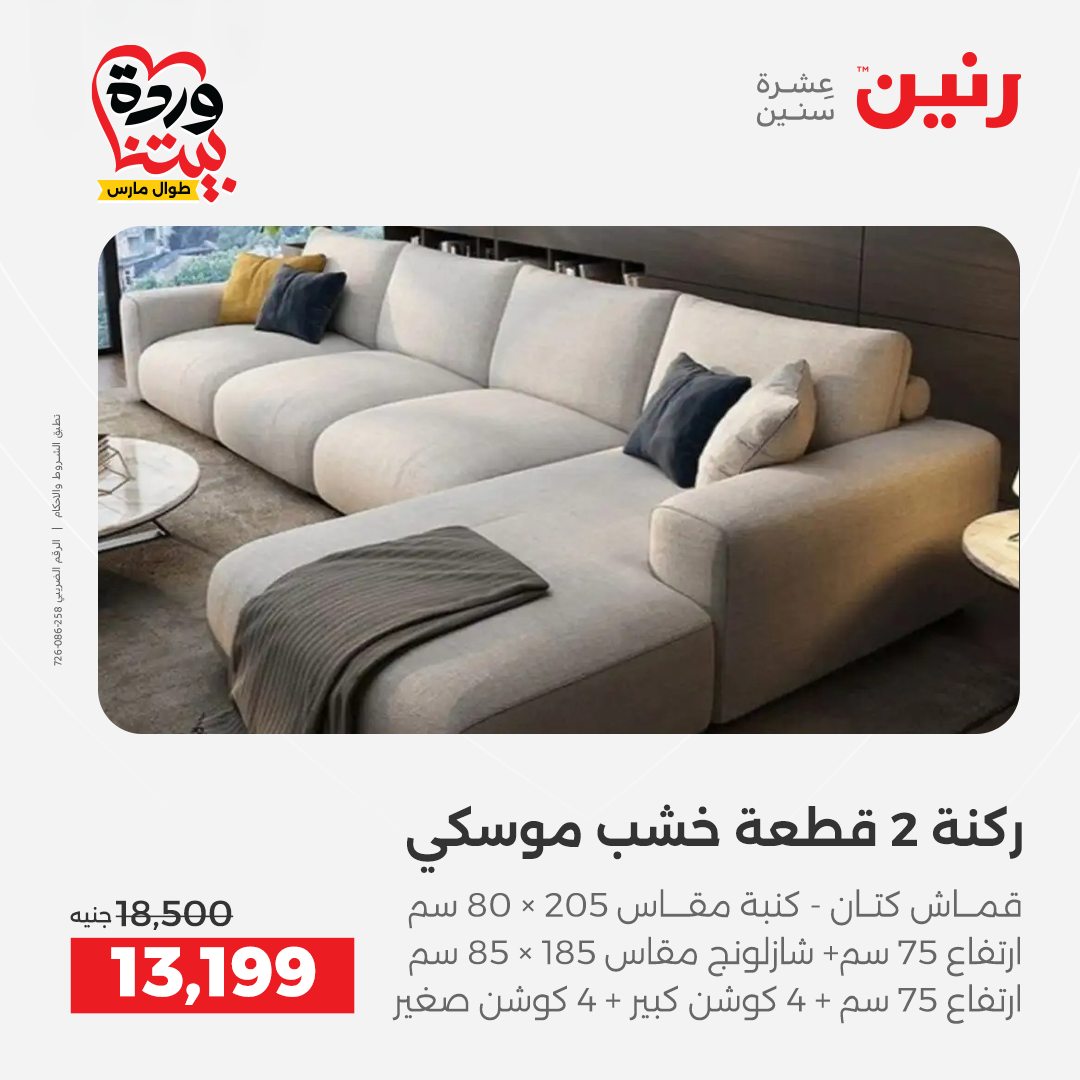 Raneen Egypt offers from 24 to 25 March 2026 Furniture offers