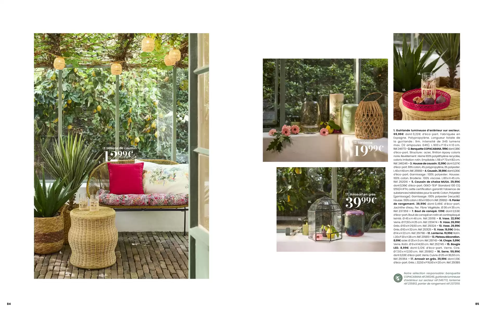 Maisons du Monde Morocco offers from 1 March to 31 August 2026 SUMMER ITINERARY