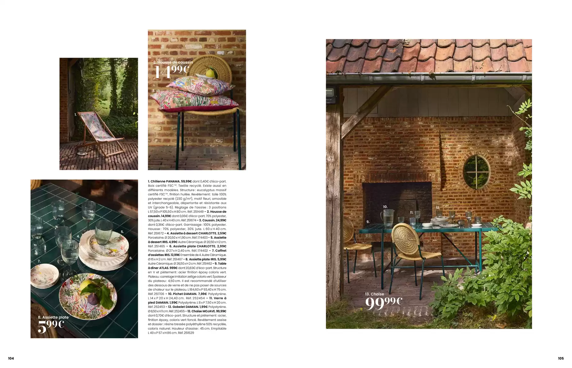 Maisons du Monde Morocco offers from 1 March to 31 August 2026 SUMMER ITINERARY