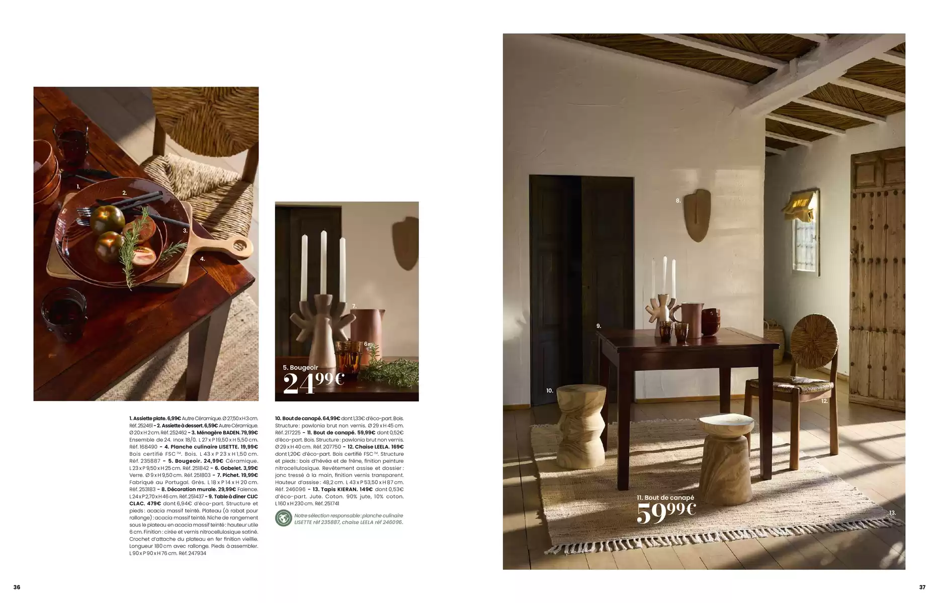 Maisons du Monde Morocco offers from 1 March to 31 August 2026 SUMMER ITINERARY