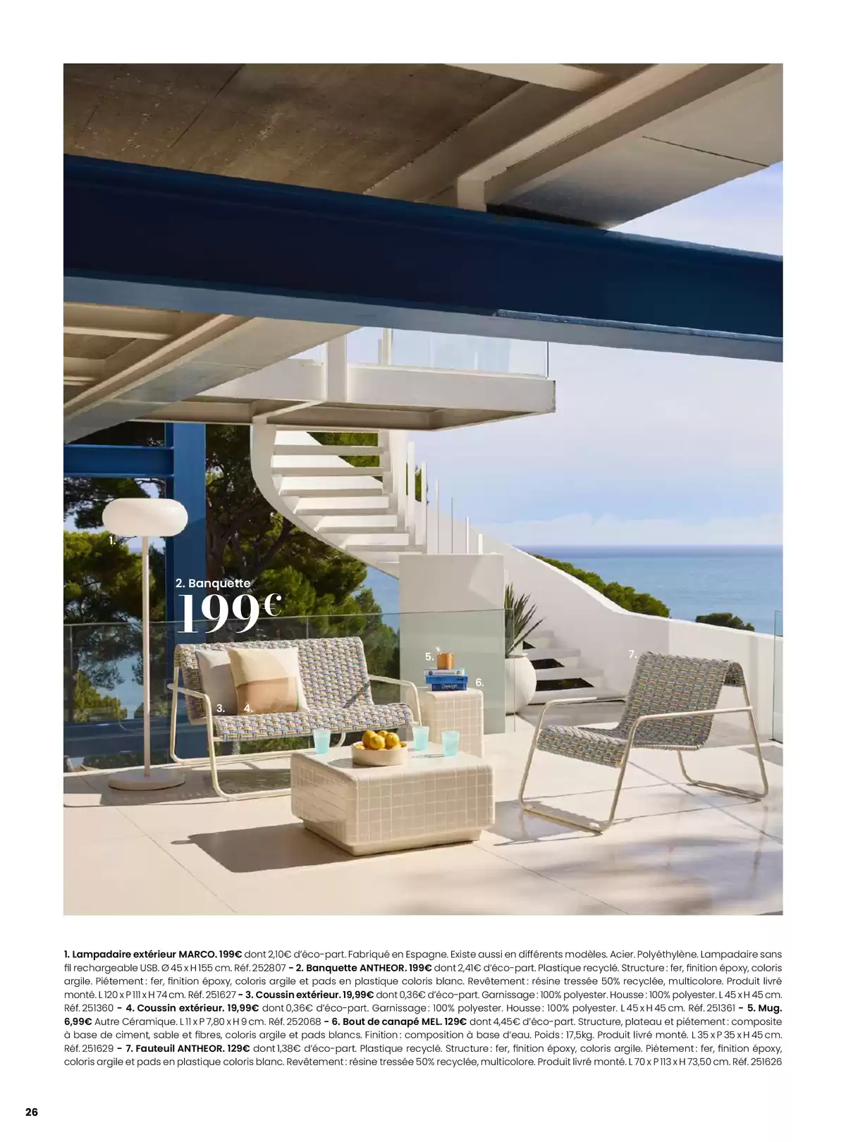 Offres Maisons du Monde France de 1 janvier à 31 décembre 2026 EVASION ESTIVALE