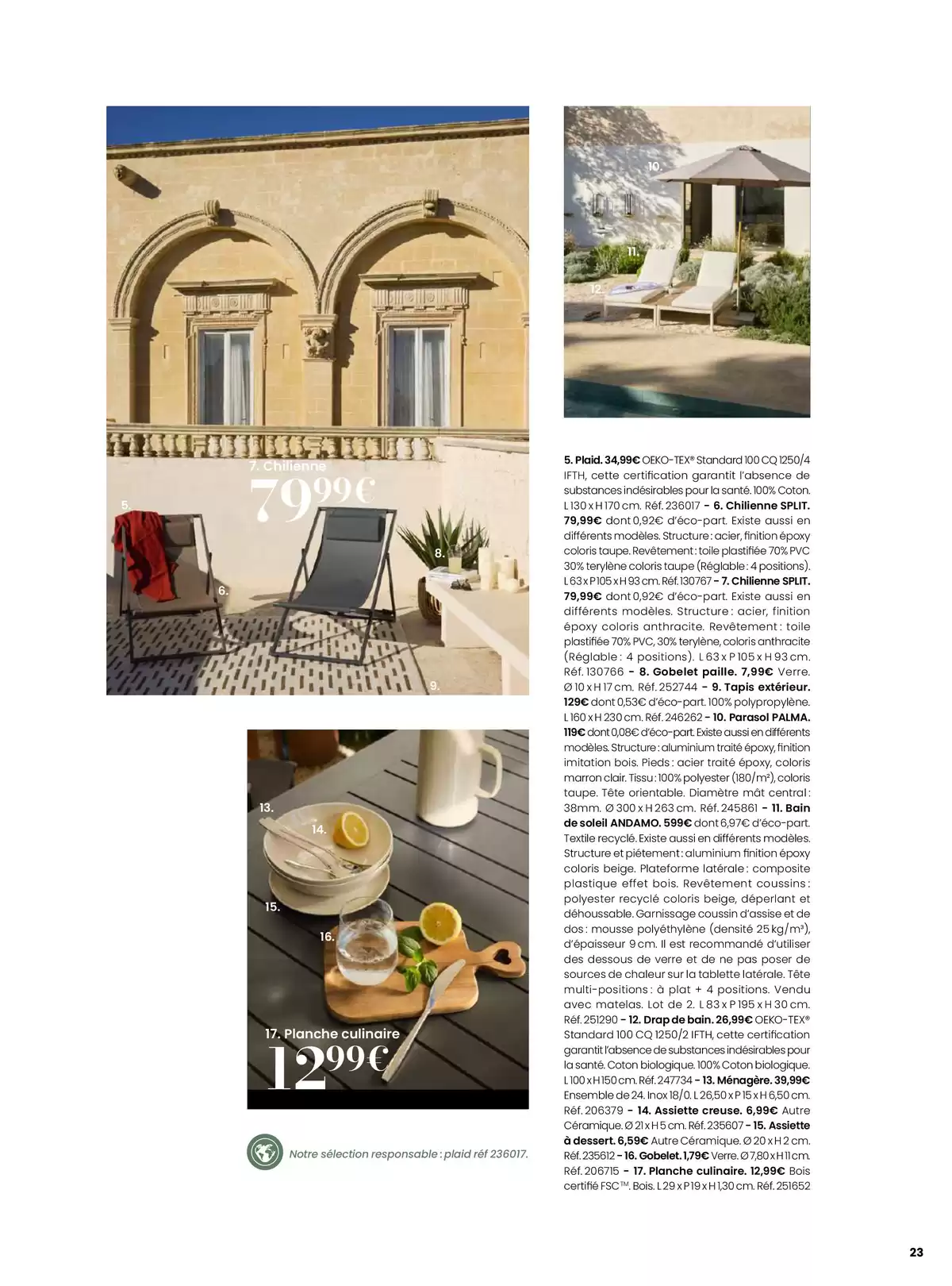 Offres Maisons du Monde France de 1 janvier à 31 décembre 2026 EVASION ESTIVALE