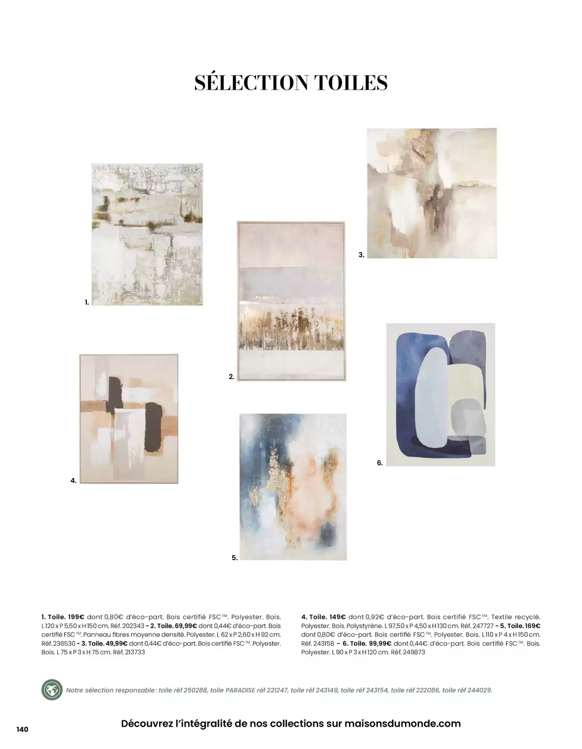 Offres Maisons du Monde France de 1 mars à 31 août 2026 ITINÉRAIRE ESTIVAL