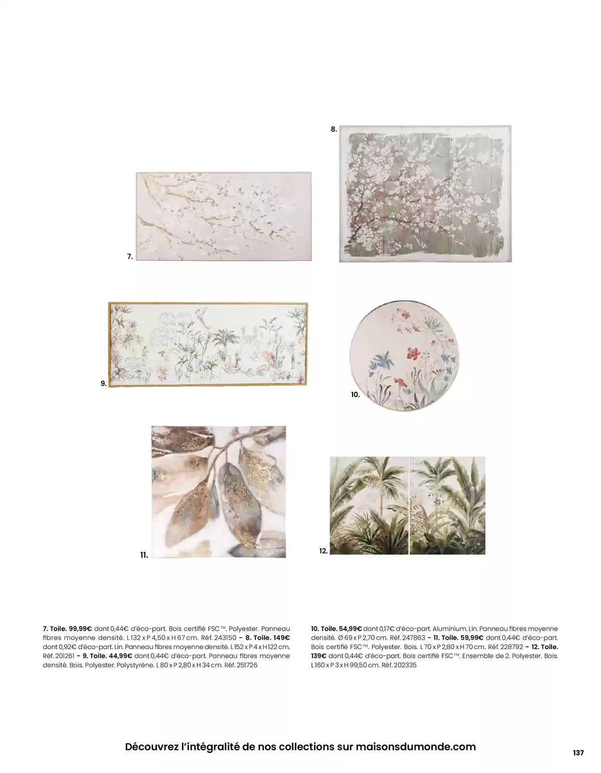 Offres Maisons du Monde France de 1 mars à 31 août 2026 ITINÉRAIRE ESTIVAL