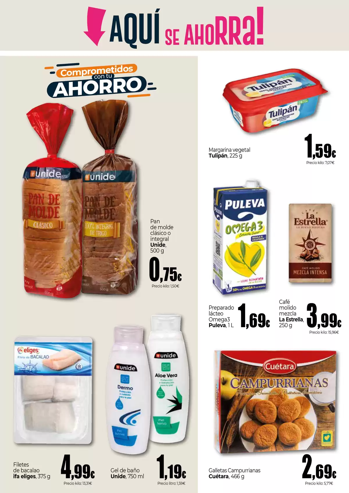 Ofertas de Unide Alimentación España de 20 a 25 marzo 2026 Ven a conocernos
