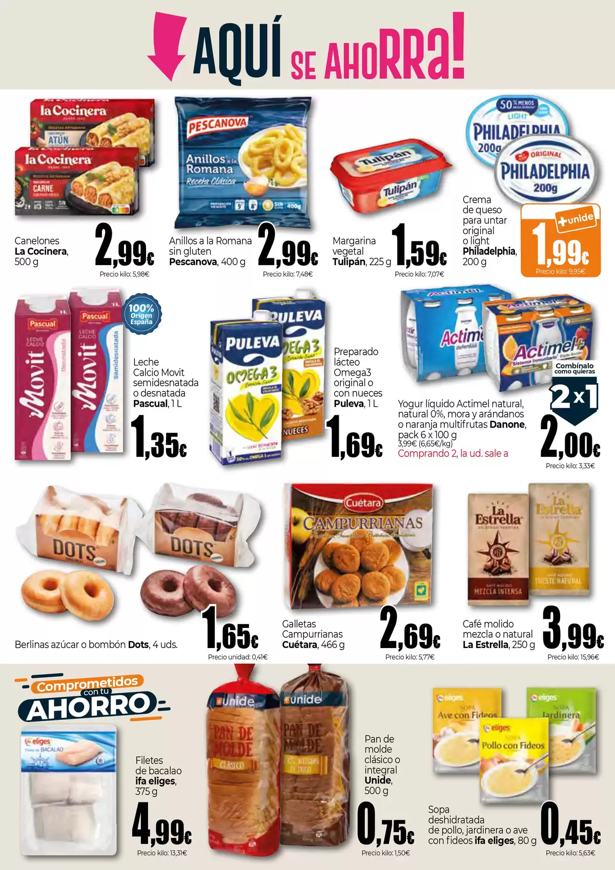 Ofertas de Unide Supermercados España de 12 a 25 marzo 2026 Aqui se Ahorra
