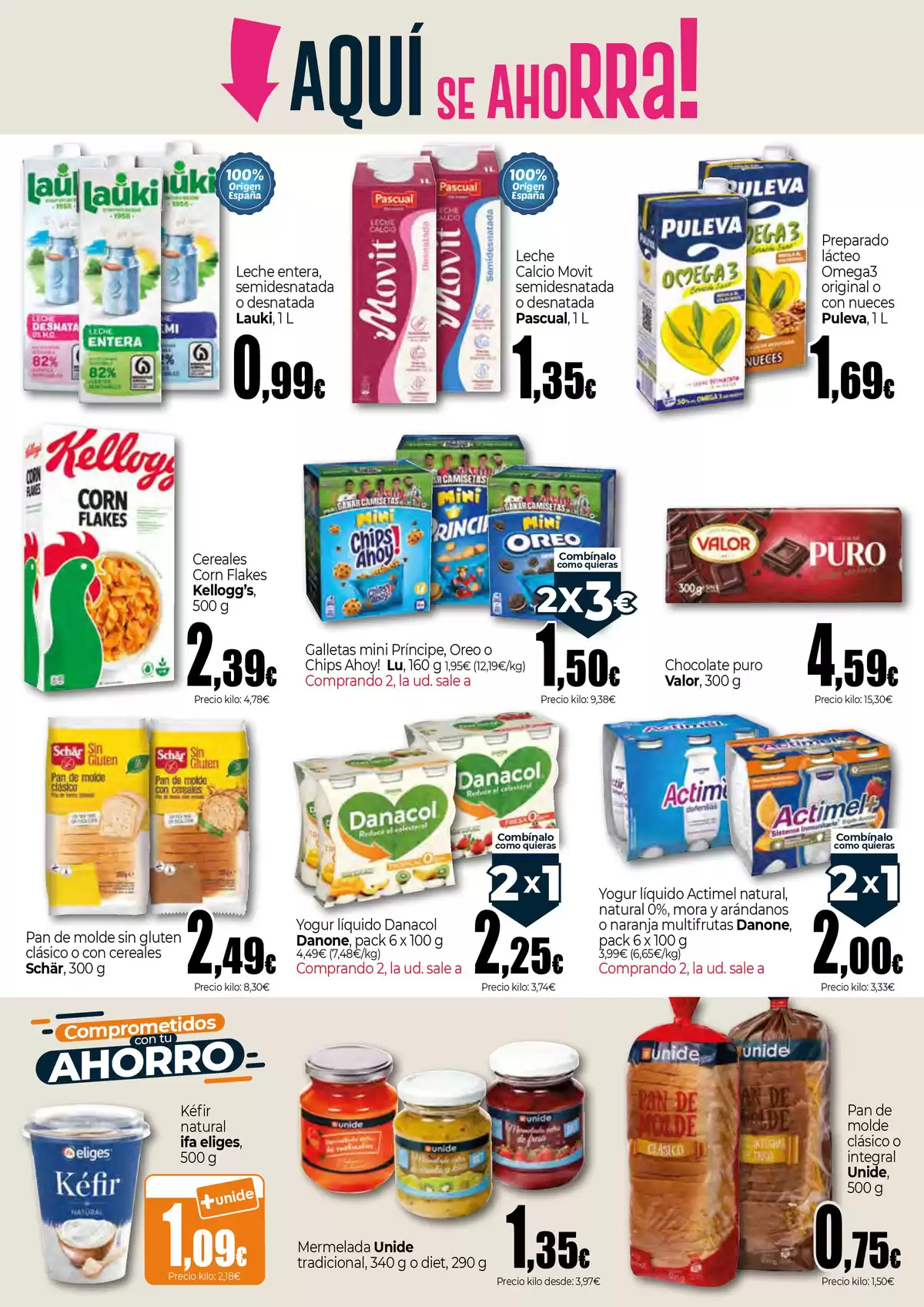 Ofertas de Unide Market España de 12 a 25 marzo 2026 Aqui se Ahorra