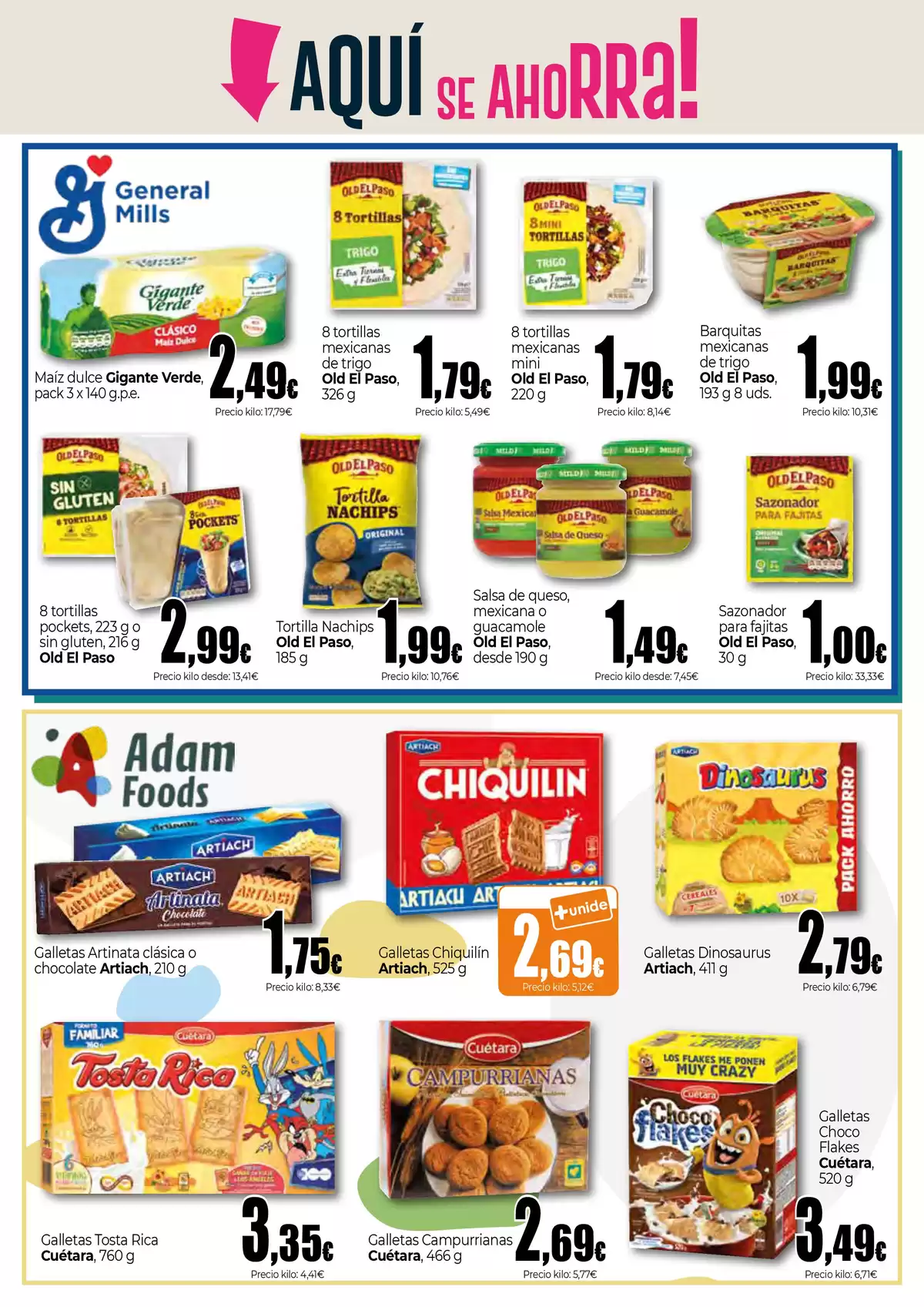 Ofertas de Unide Market España de 12 a 25 marzo 2026 Aqui se Ahorra