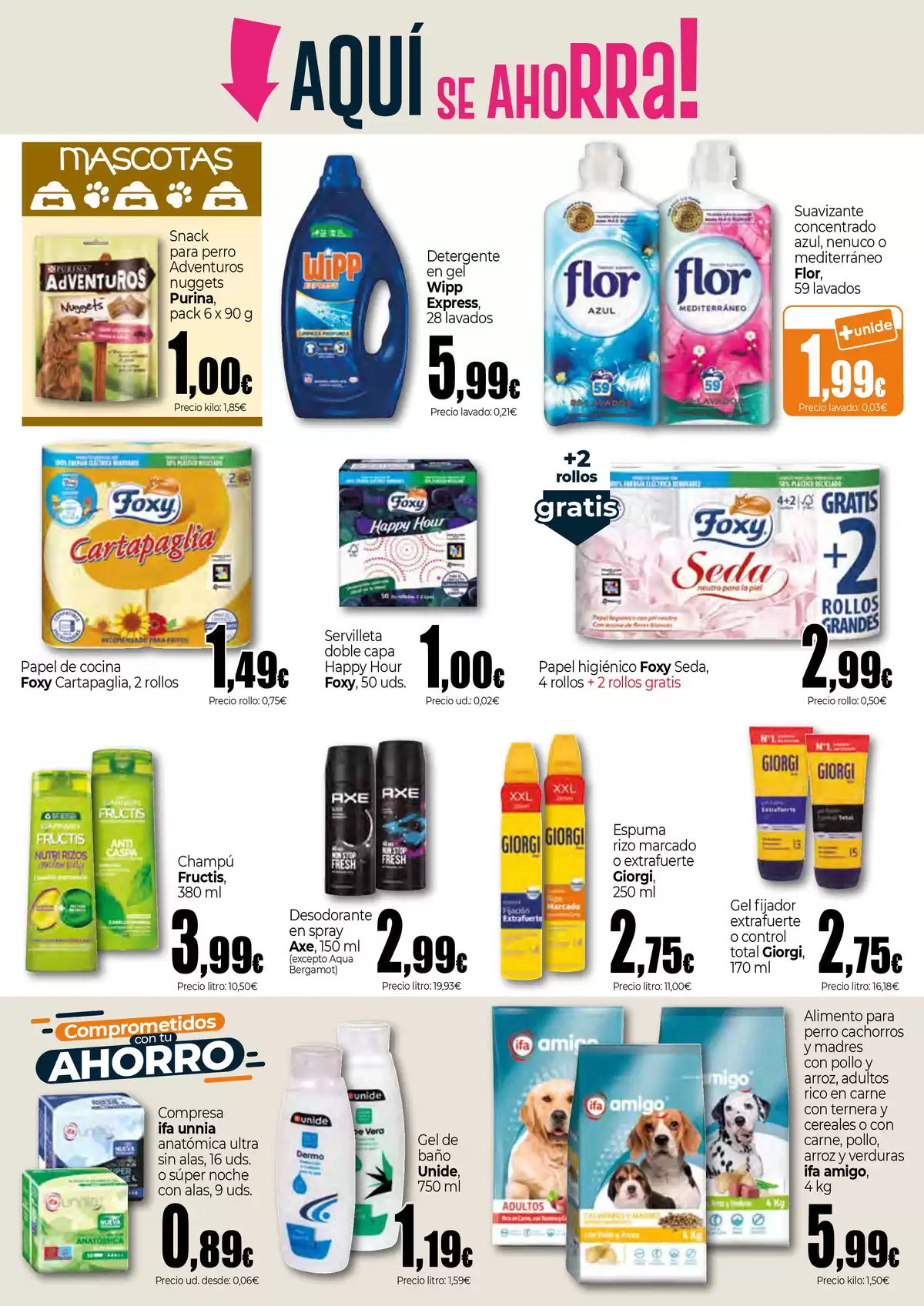 Ofertas de Unide Market España de 12 a 25 marzo 2026 Aqui se Ahorra