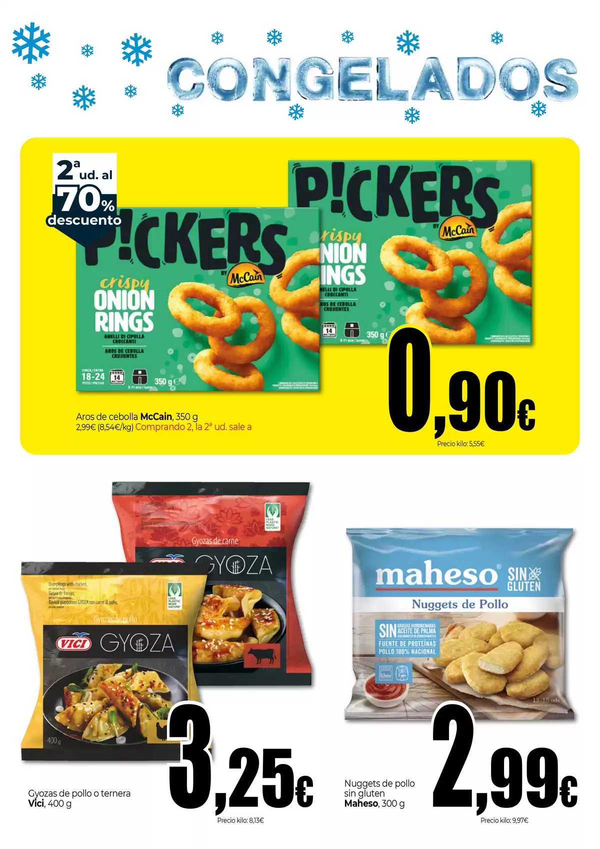 Ofertas de Unide Market España de 19 marzo a 8 abril 2026 Especial Congelados