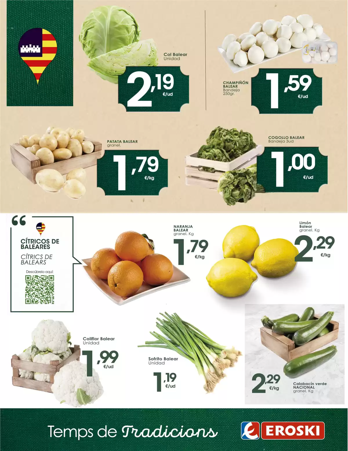 Ofertas de Eroski España de 19 marzo a 8 abril 2026 Temps de tradicions