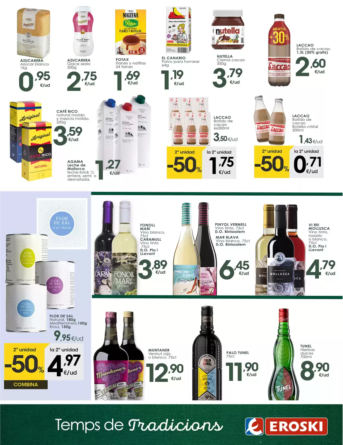 Ofertas de Eroski España de 19 marzo a 8 abril 2026 Temps de tradicions