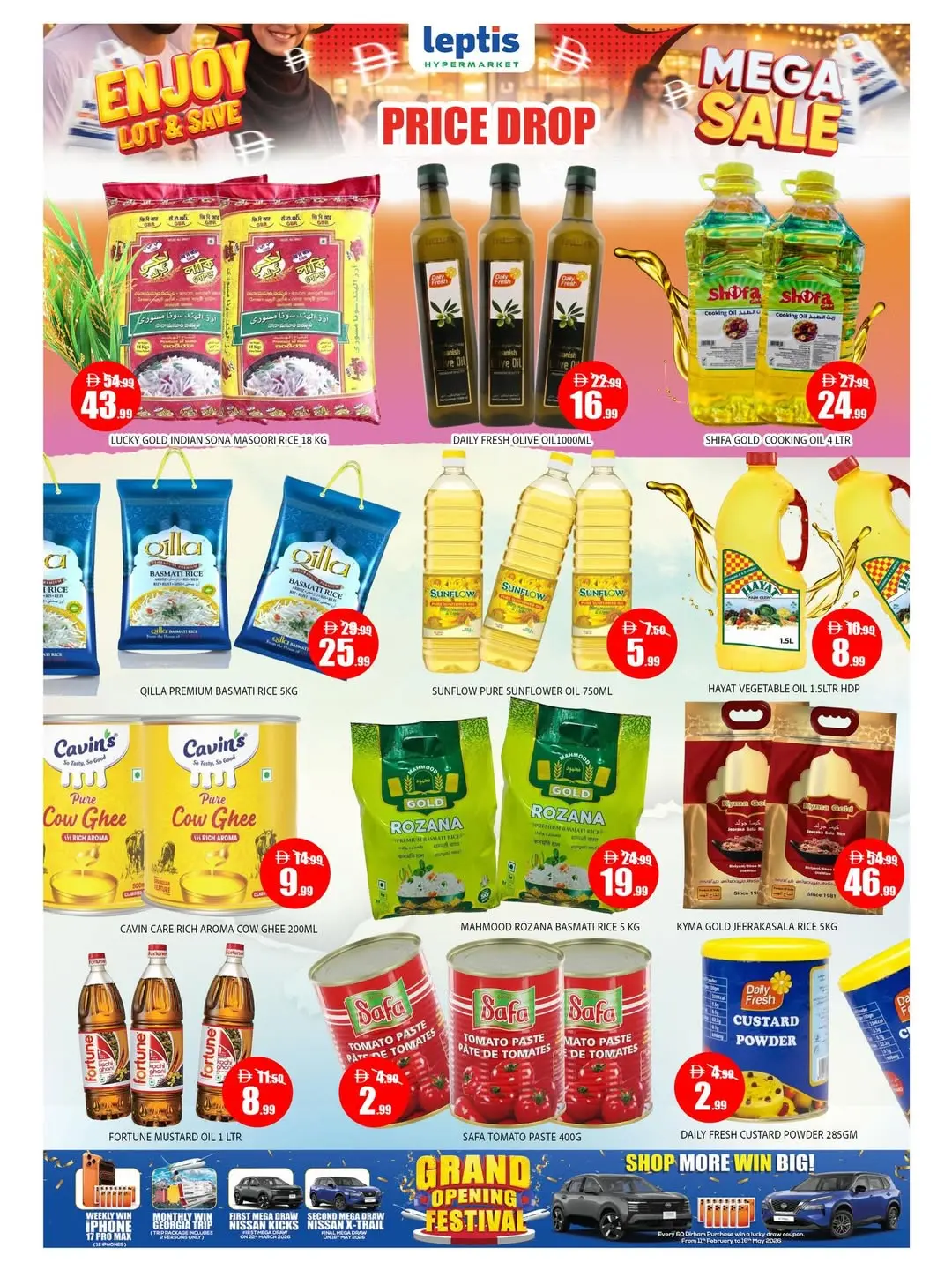 Ofertas de Hipermercado Leptis Emiratos Árabes Unidos de 26 a 29 marzo 2026 Mega Venta