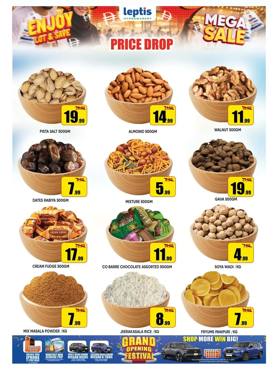 Ofertas de Hipermercado Leptis Emiratos Árabes Unidos de 26 a 29 marzo 2026 Mega Venta