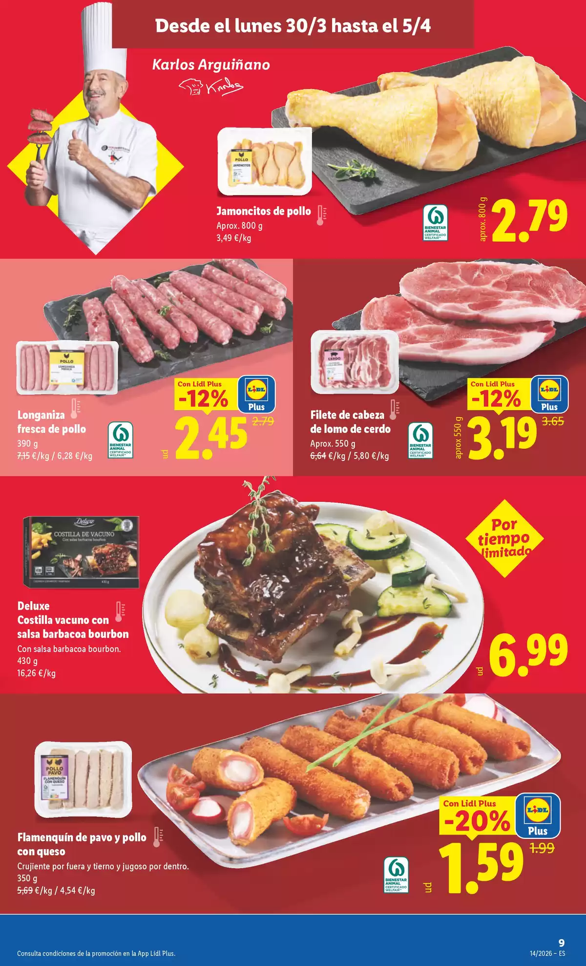 Ofertas de Lidl España de 30 marzo a 5 abril 2026 ofertas semanales