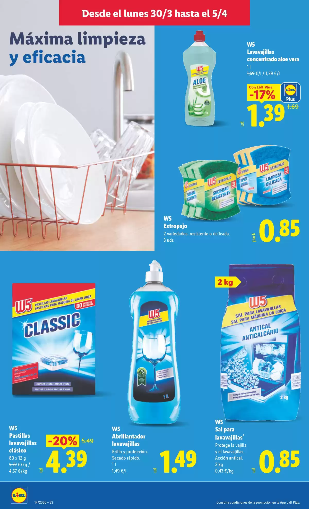 Ofertas de Lidl España de 30 marzo a 5 abril 2026 ofertas semanales