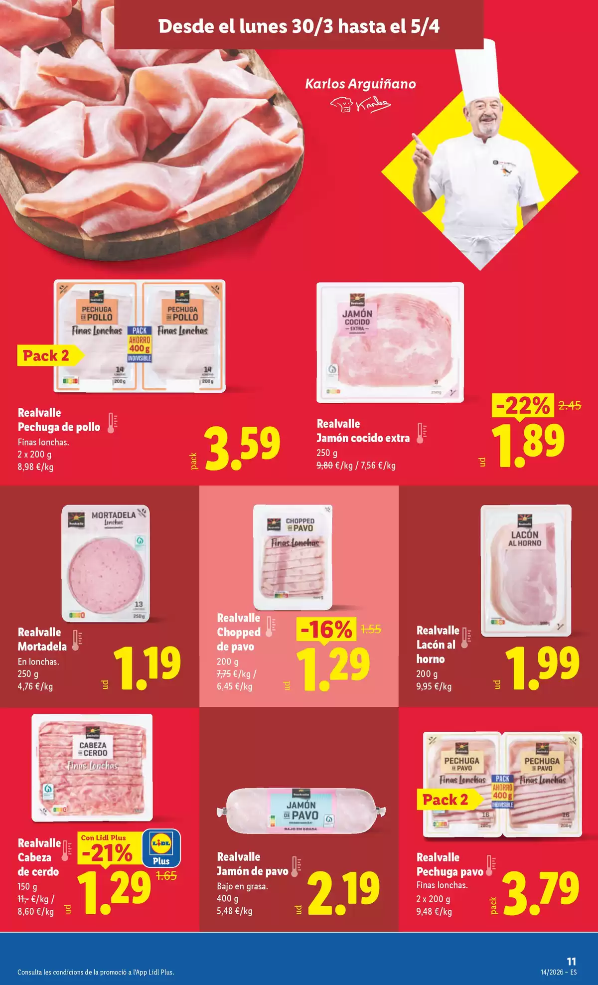 Ofertas de Lidl España de 30 marzo a 5 abril 2026 ofertas semanales