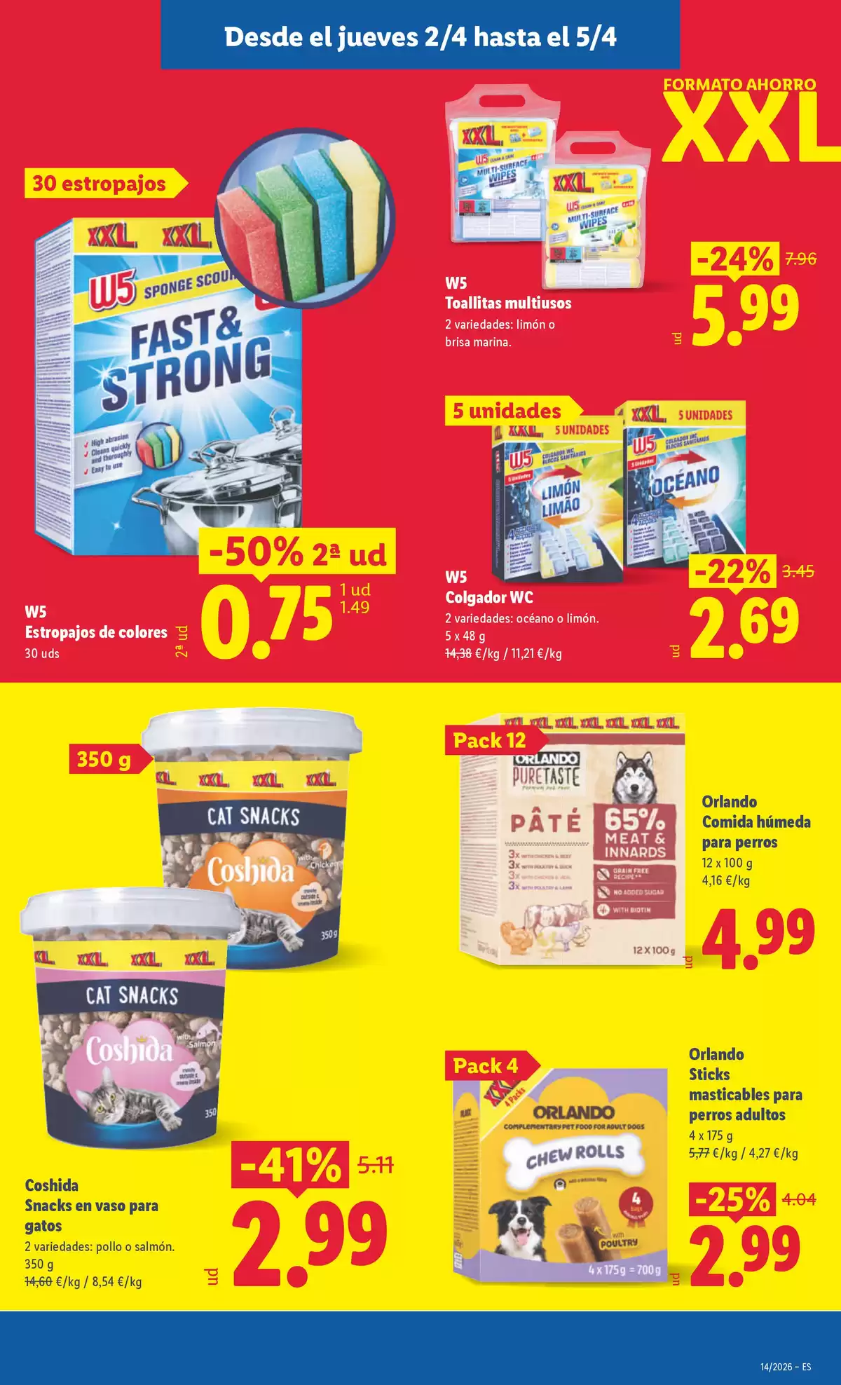 Ofertas de Lidl España de 30 marzo a 5 abril 2026 ofertas semanales