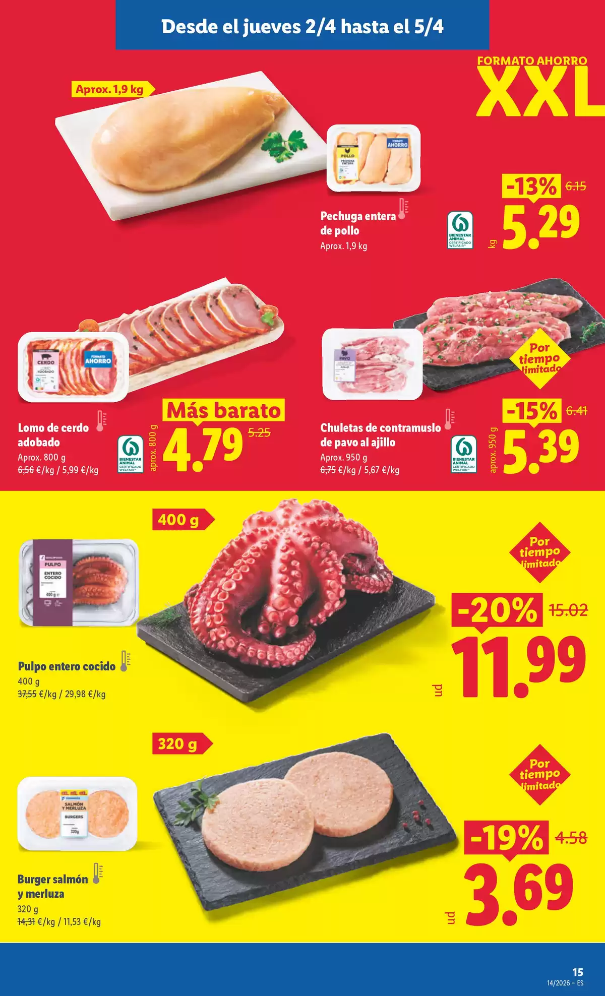 Ofertas de Lidl España de 30 marzo a 5 abril 2026 ofertas semanales