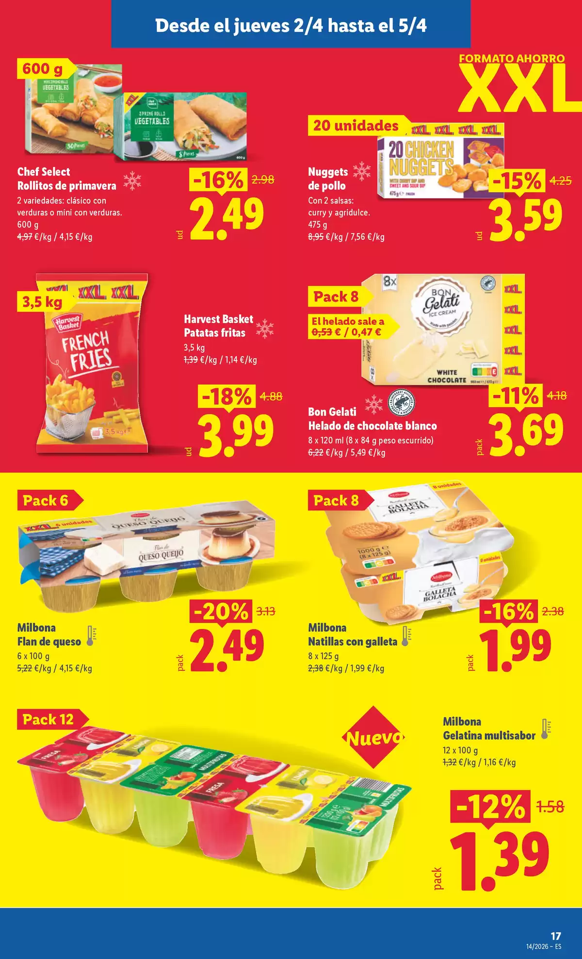 Ofertas de Lidl España de 30 marzo a 5 abril 2026 ofertas semanales