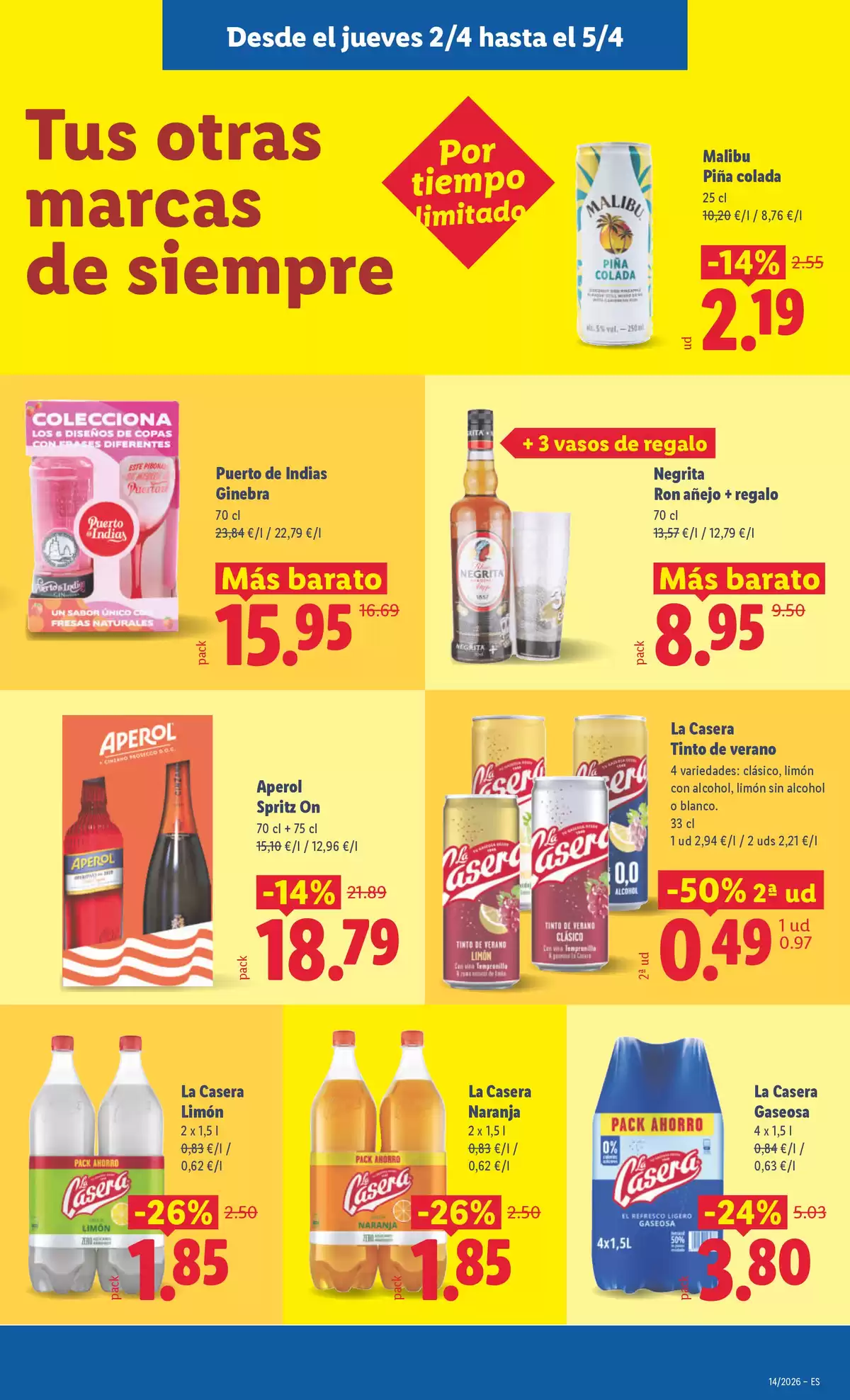 Ofertas de Lidl España de 30 marzo a 5 abril 2026 ofertas semanales