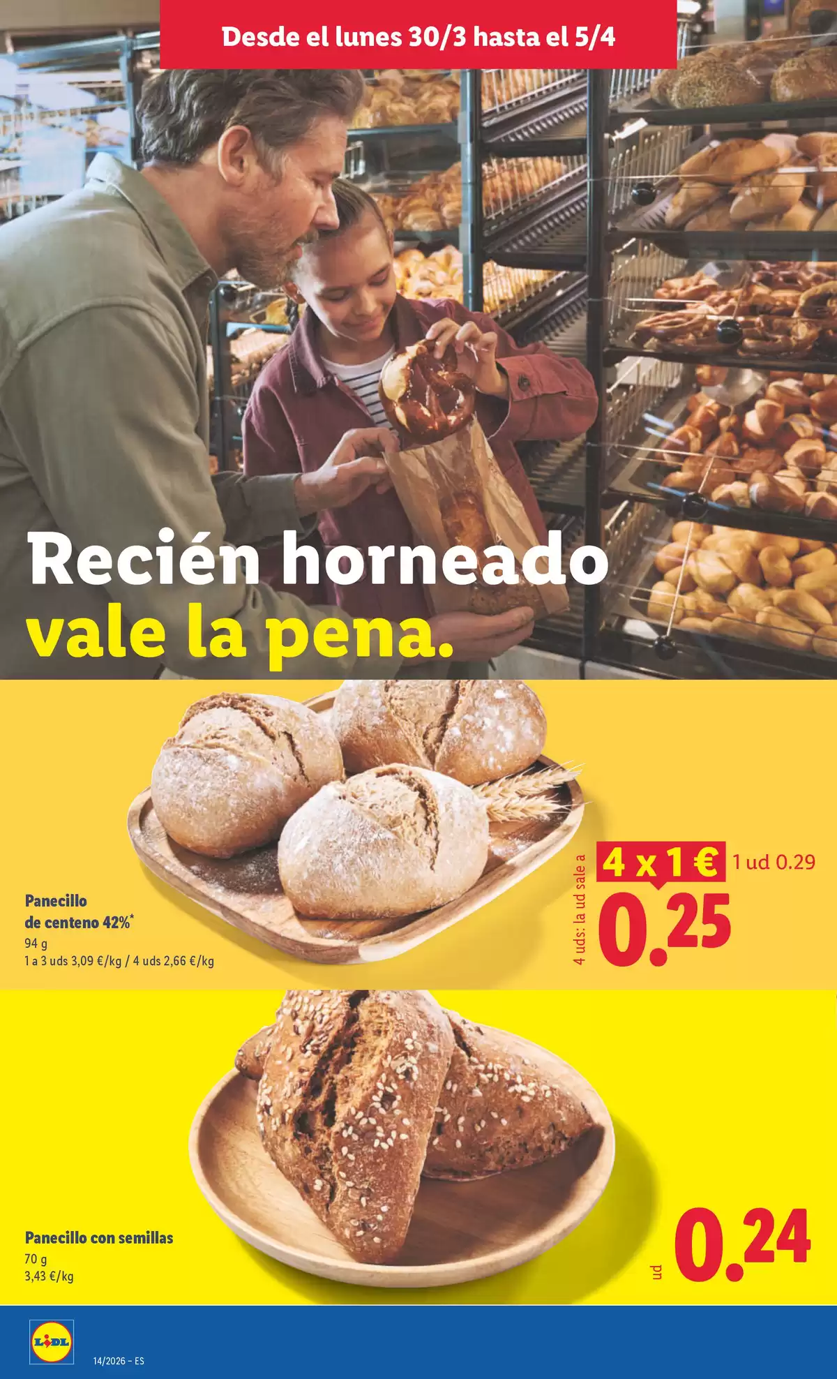 Ofertas de Lidl España de 30 marzo a 5 abril 2026 ofertas semanales