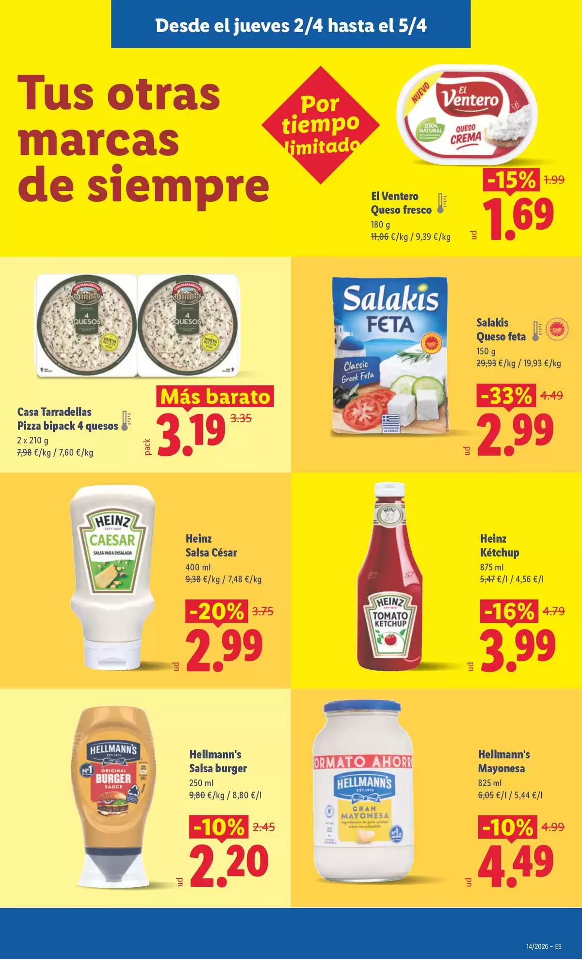 Ofertas de Lidl España de 30 marzo a 5 abril 2026 ofertas semanales