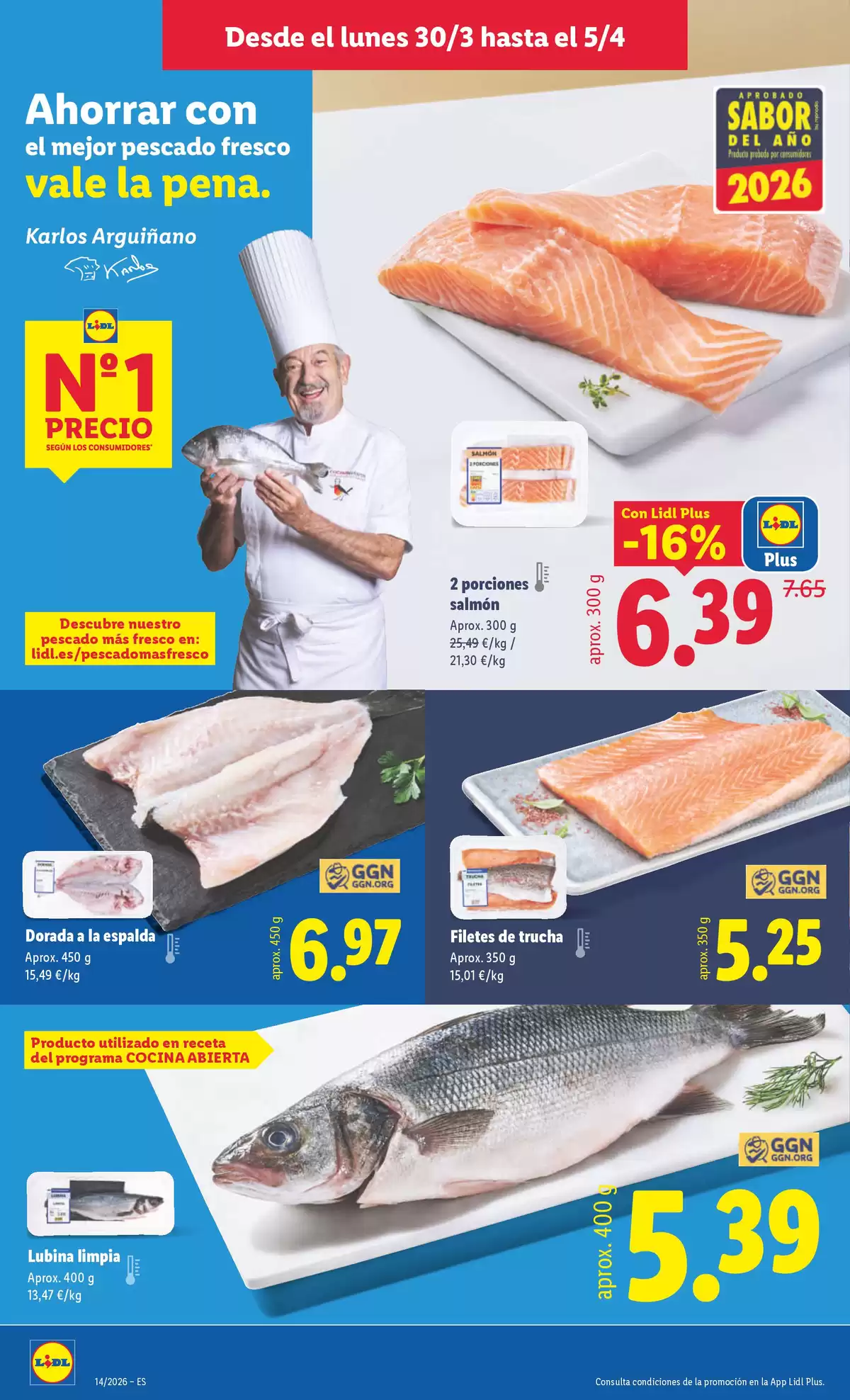 Ofertas de Lidl España de 30 marzo a 5 abril 2026 ofertas semanales