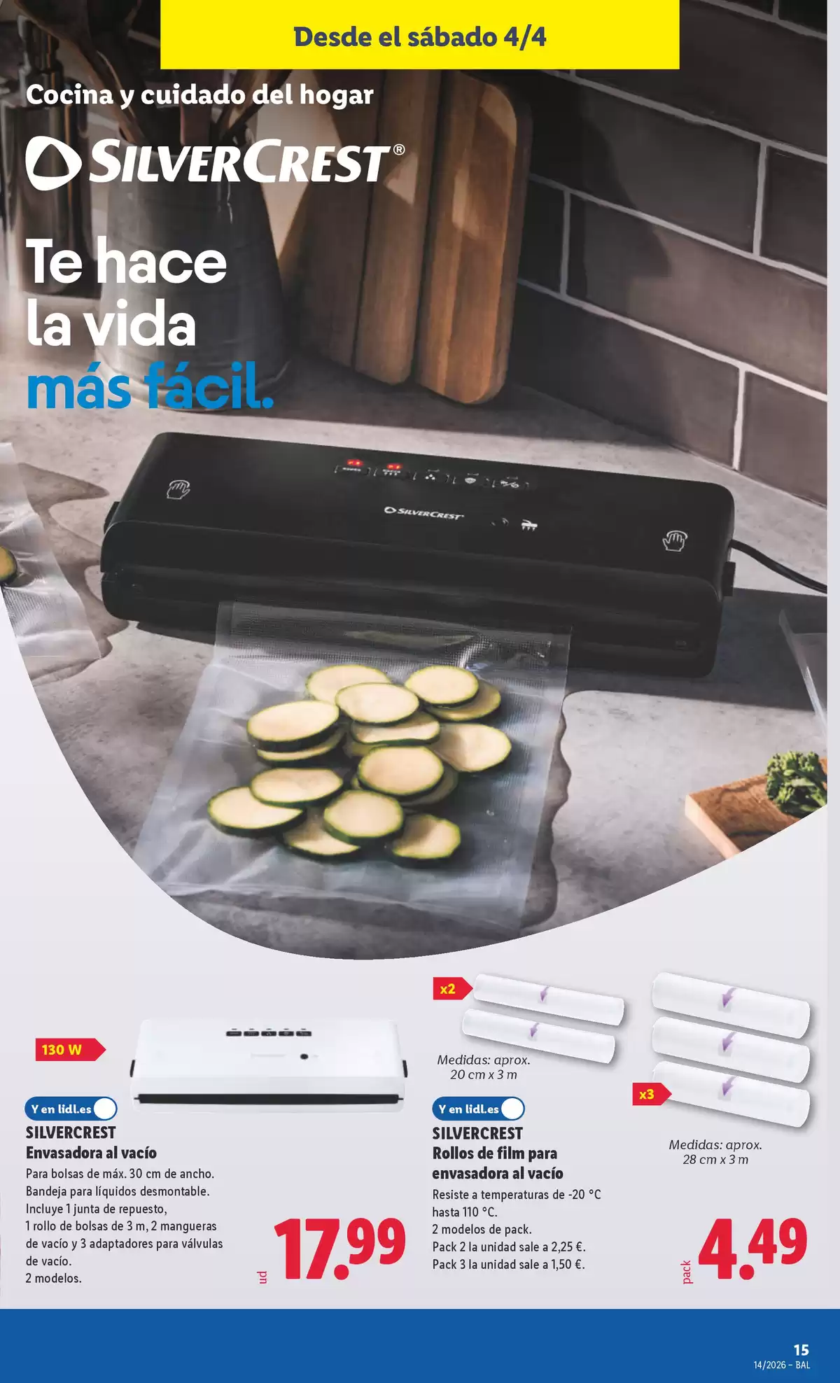 Ofertas de Lidl España de 30 marzo a 5 abril 2026 Ofertas de bazar