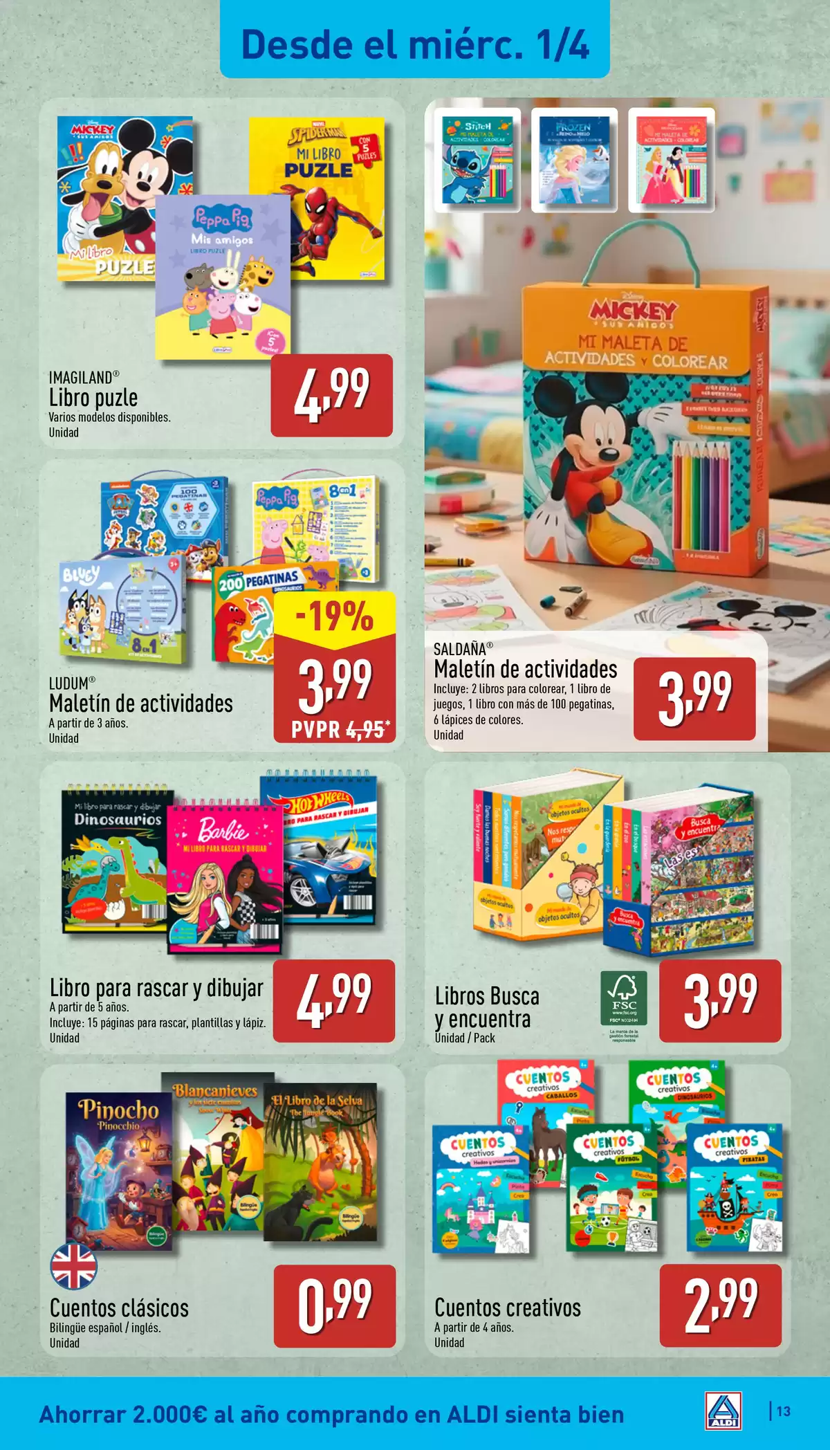 Ofertas de ALDI España de 30 marzo a 5 abril 2026 ¡Qué poco cuesta comprar bien!