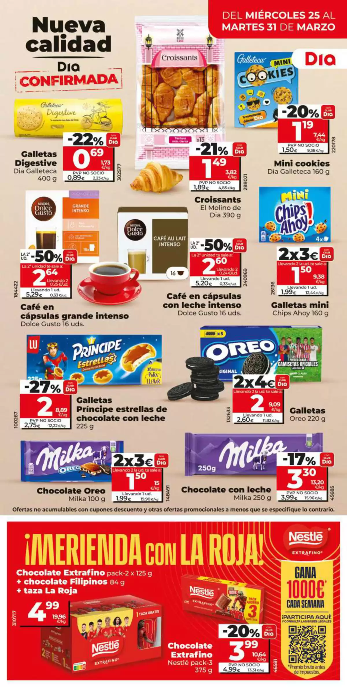 Ofertas de Dia España de 25 a 31 marzo 2026 Nueva calidad Ofertas