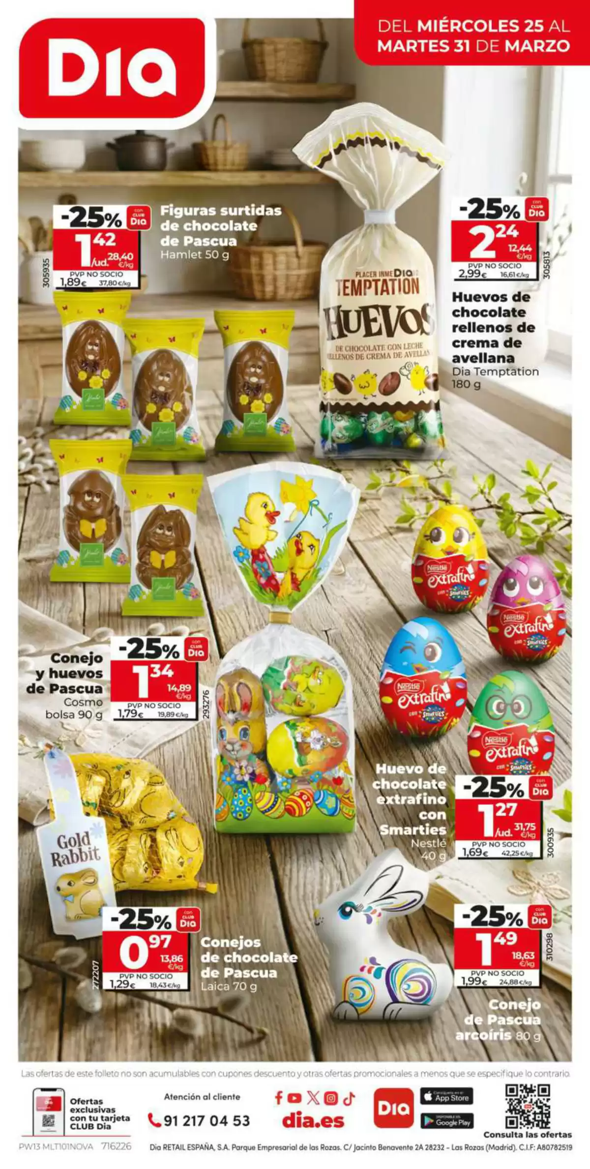 Ofertas de Dia España de 25 a 31 marzo 2026 Nueva calidad Ofertas