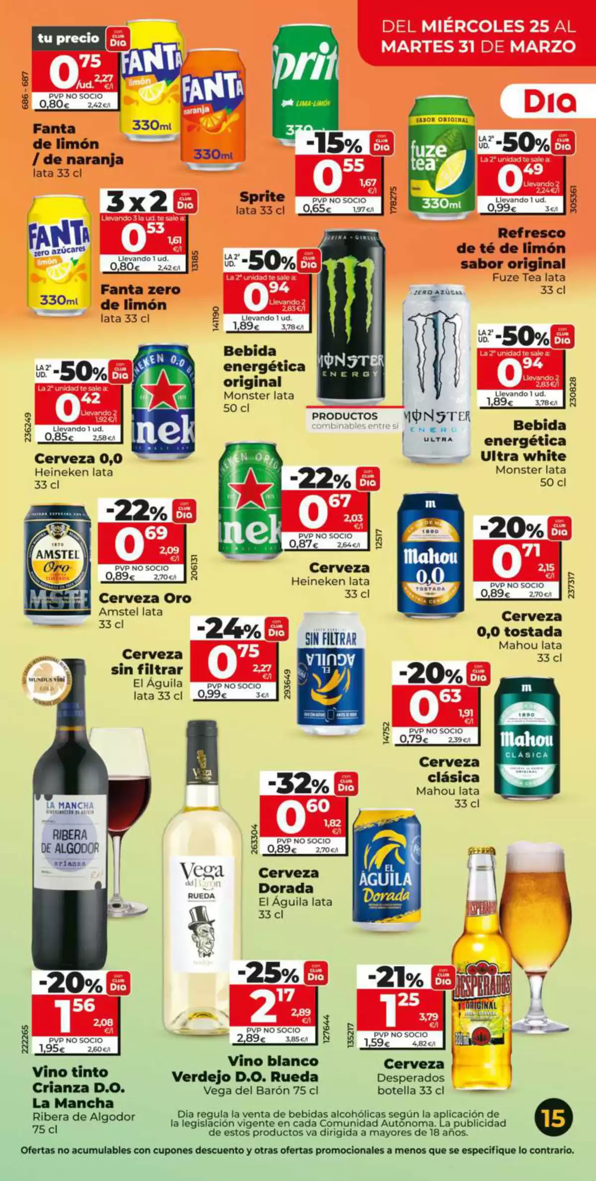 Ofertas de Dia España de 25 a 31 marzo 2026 Ahorro a lo grande Ofertas