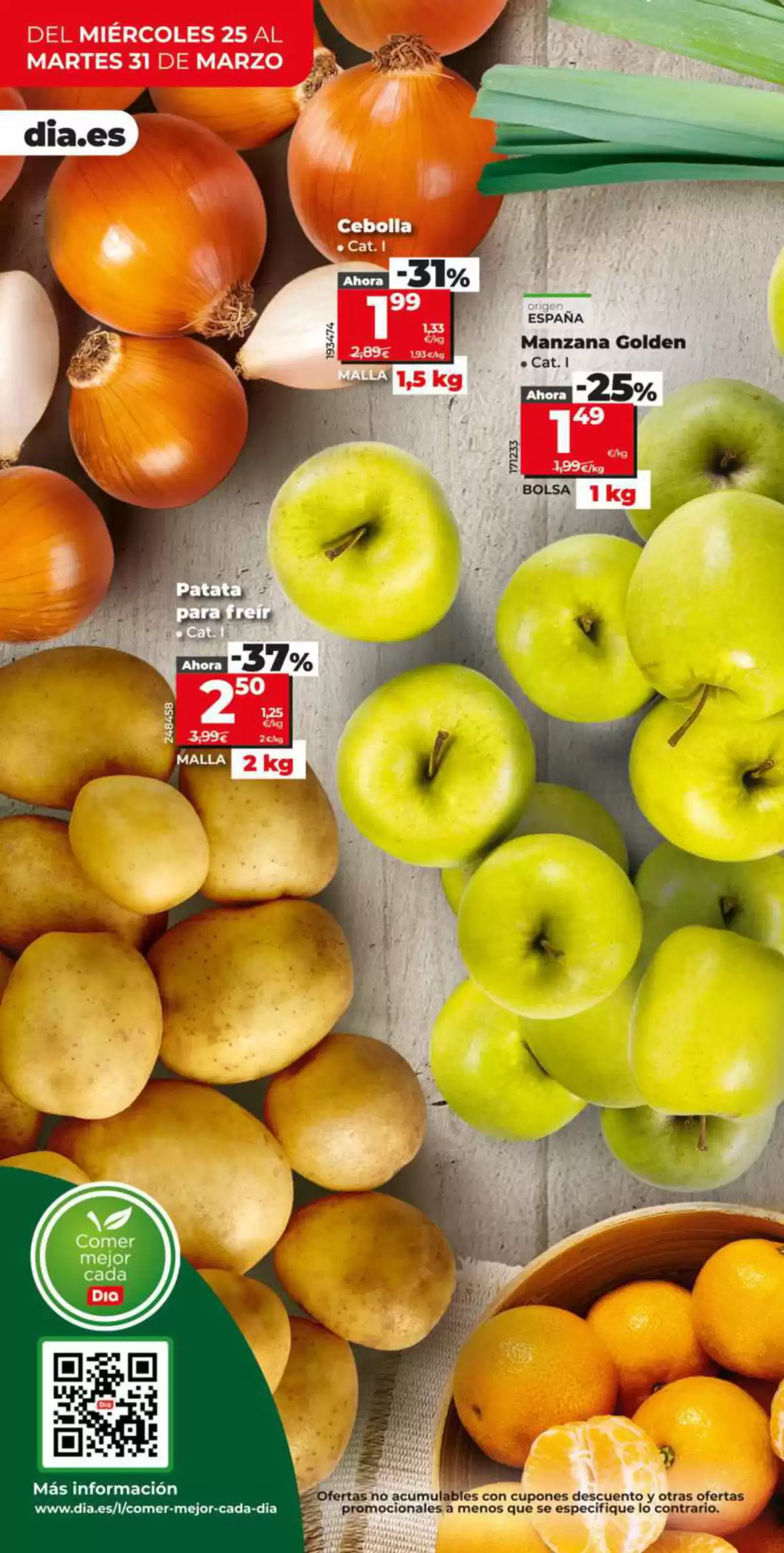 Ofertas de Dia España de 25 a 31 marzo 2026 Ahorro a lo grande Ofertas