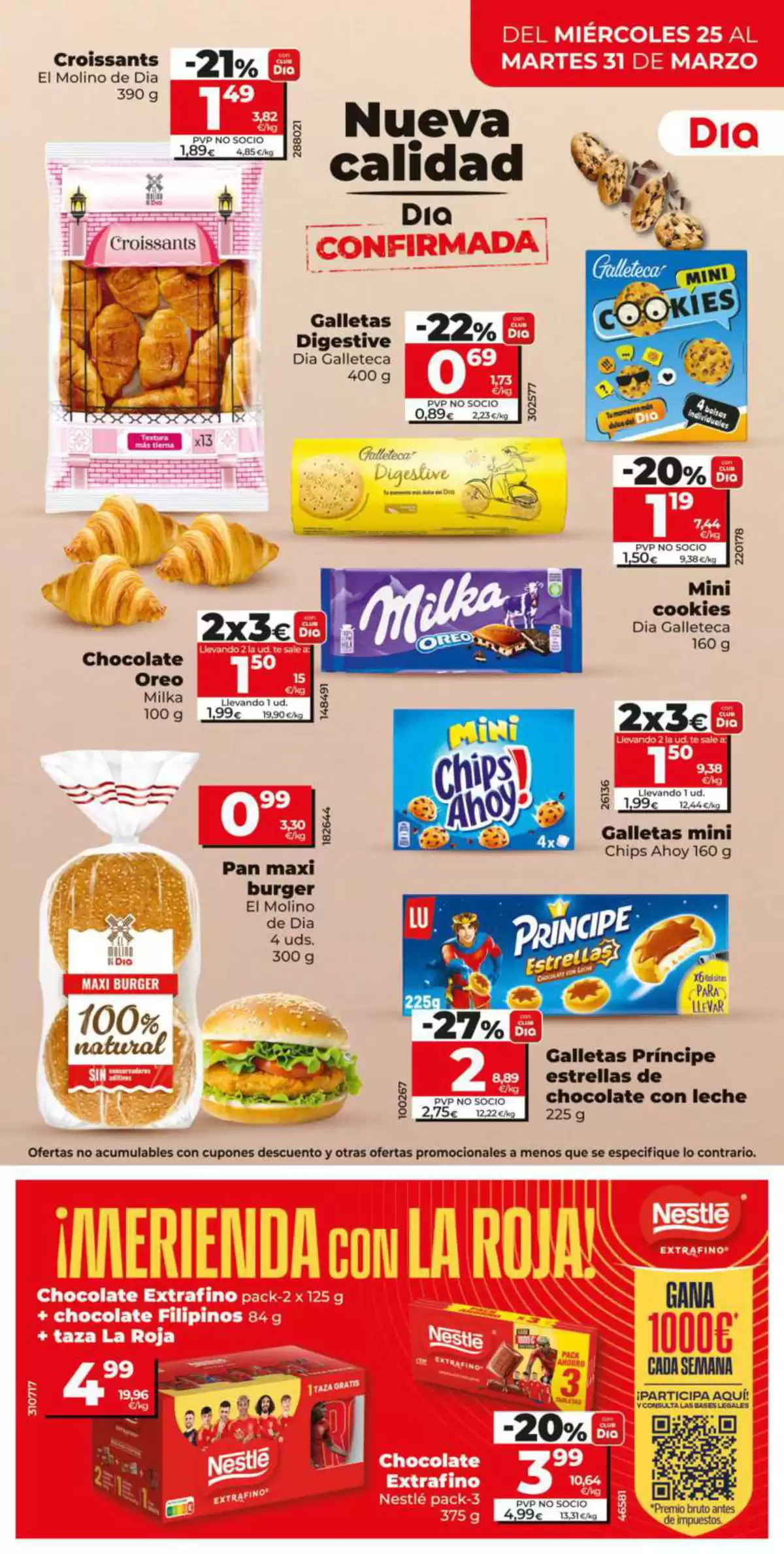 Ofertas de Dia España de 25 a 31 marzo 2026 Ahorro a lo grande Ofertas