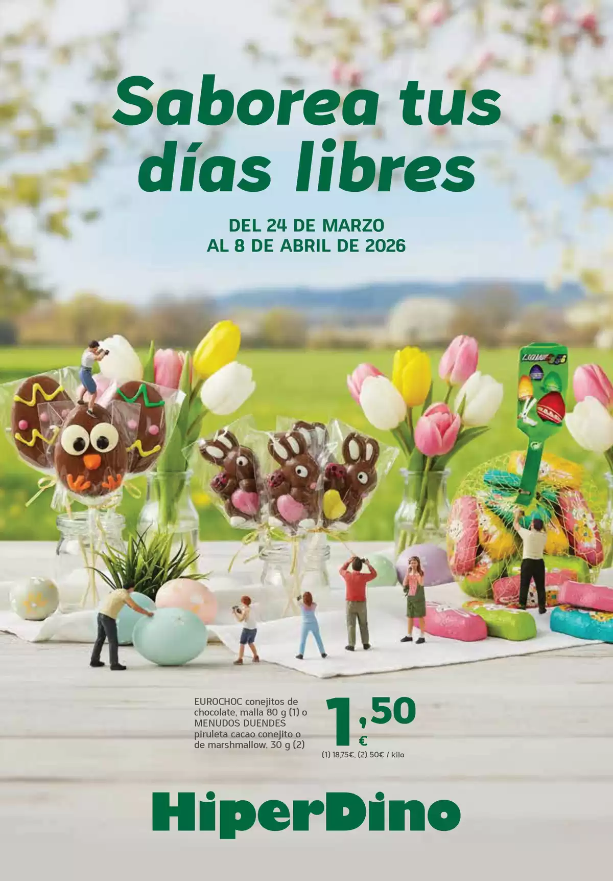 Offres HiperDino Espagne de 24 mars à 8 avril 2026 Savourez vos jours de congé - HiperDino - Espagne - 24 mars 2026 – 8 avril 2026 - Page 1