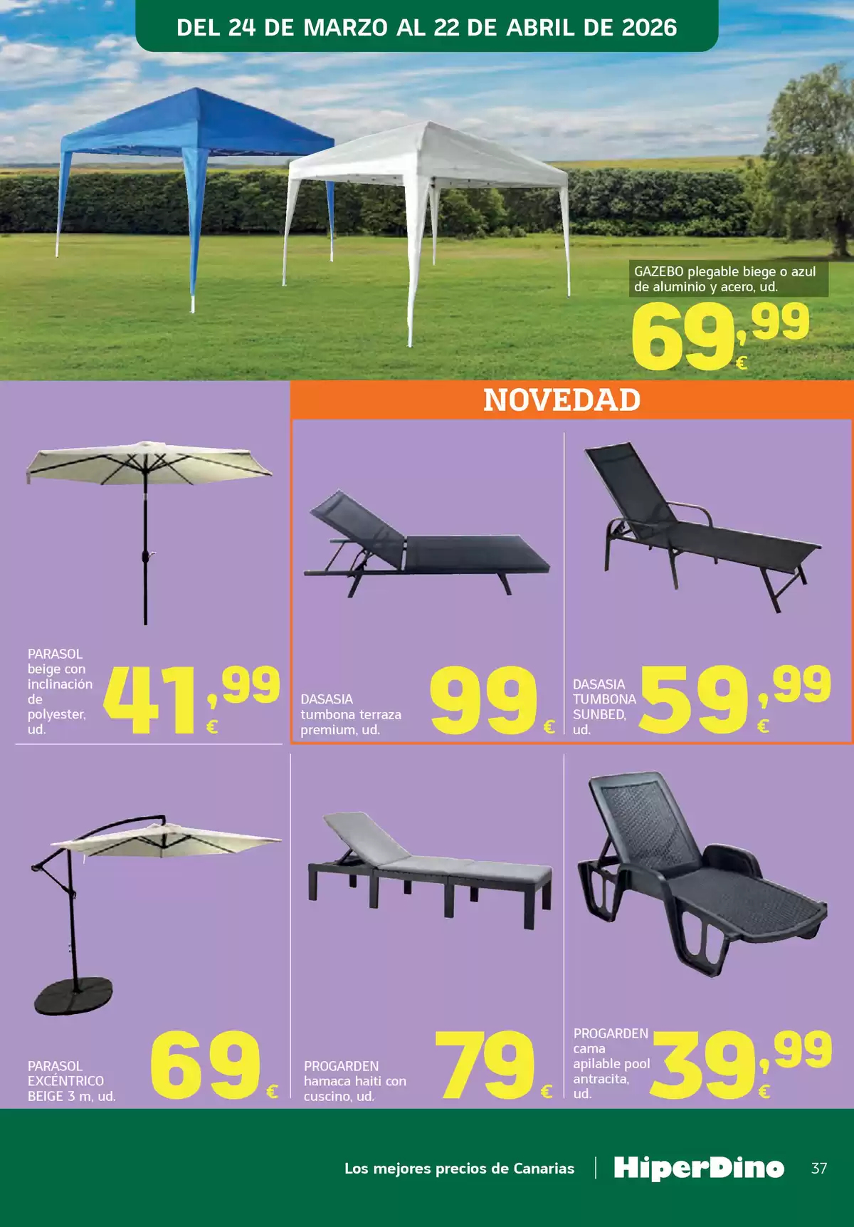 Ofertas de HiperDino España de 24 marzo a 8 abril 2026 Nuevas ofertas