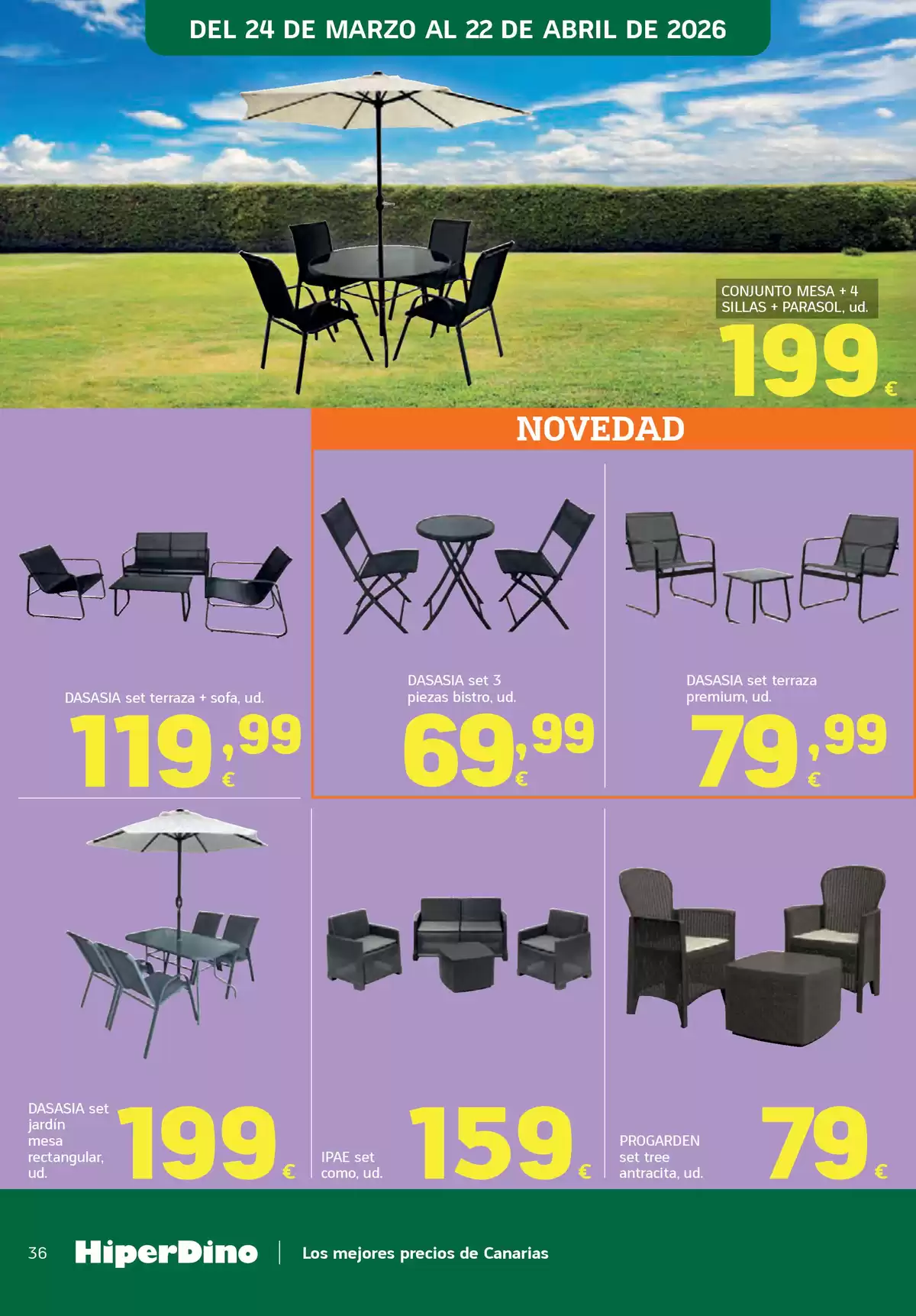 Ofertas de HiperDino España de 24 marzo a 8 abril 2026 Nuevas ofertas