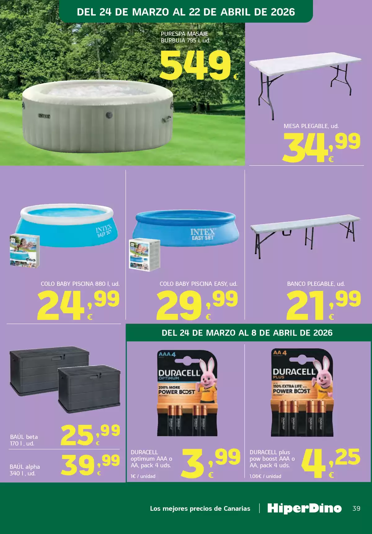 Ofertas de HiperDino España de 24 marzo a 8 abril 2026 Nuevas ofertas