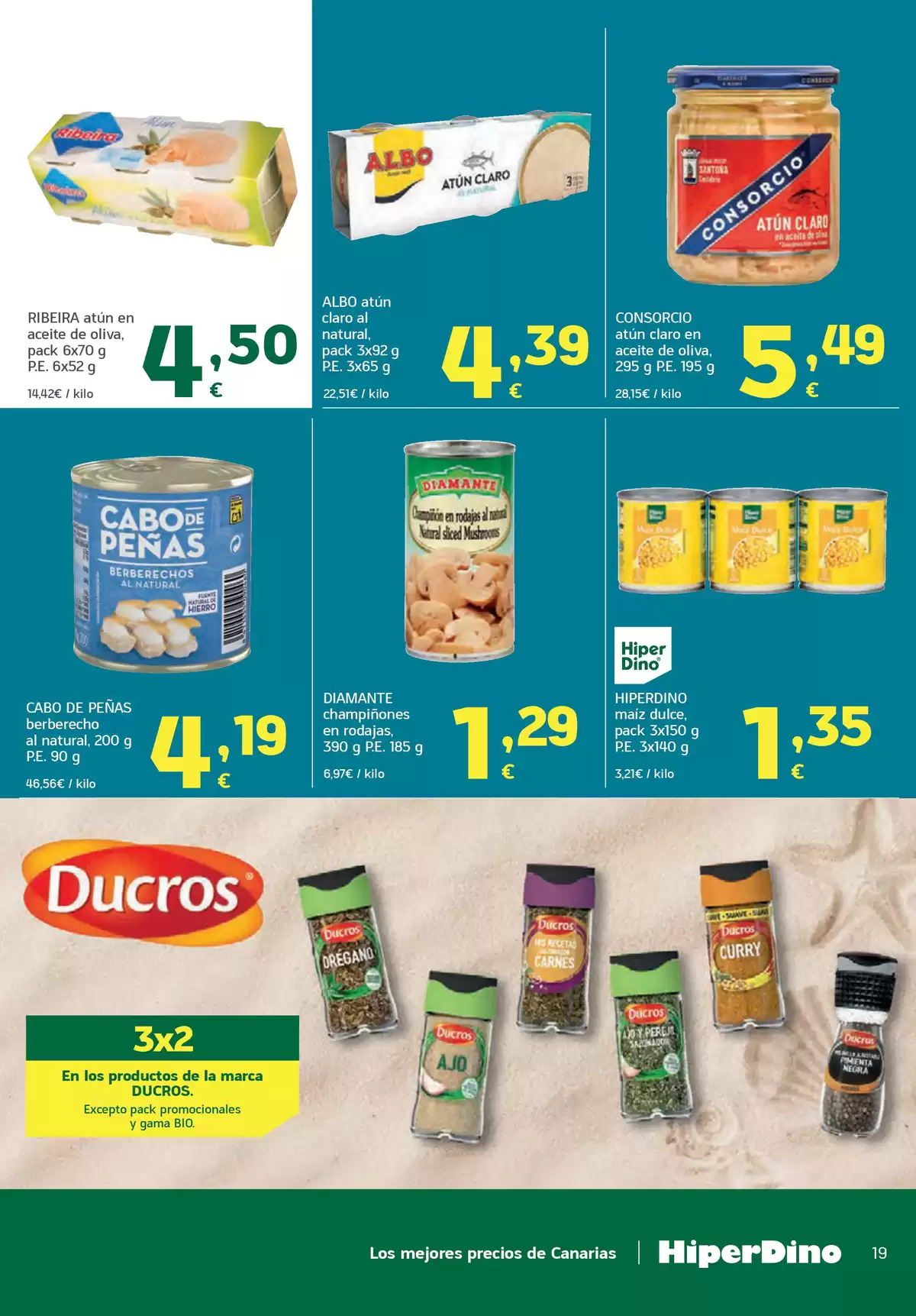 Ofertas de HiperDino España de 24 marzo a 8 abril 2026 Nuevas ofertas