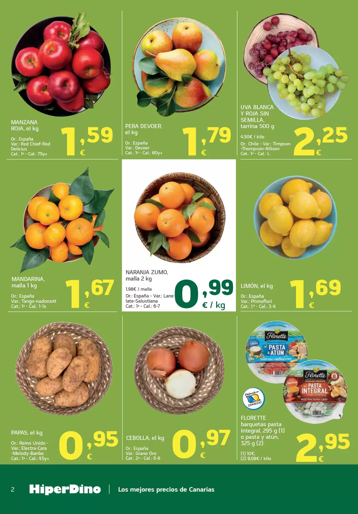 Ofertas de HiperDino España de 24 marzo a 8 abril 2026 Nuevas ofertas