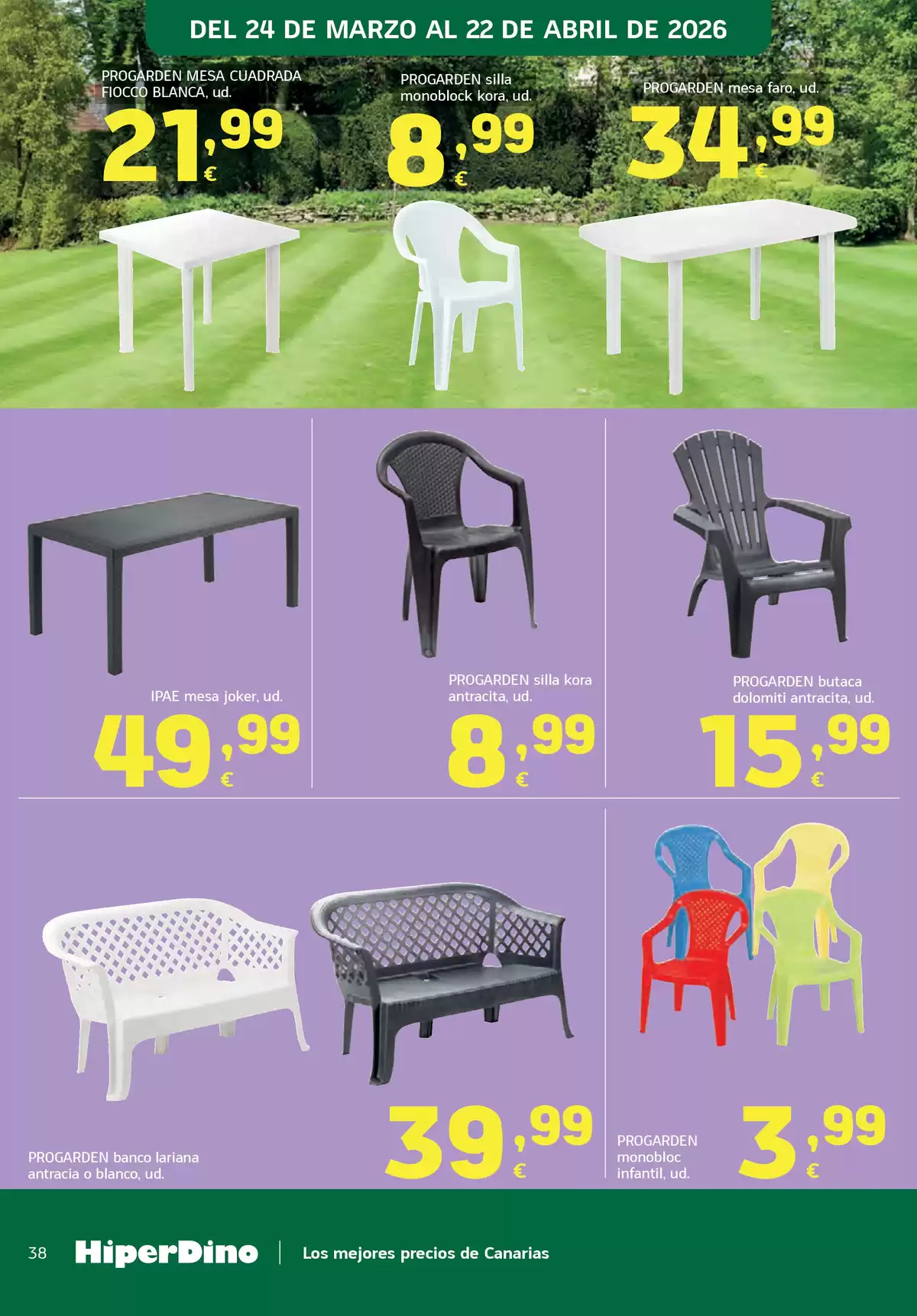 Ofertas de HiperDino España de 24 marzo a 8 abril 2026 Nuevas ofertas