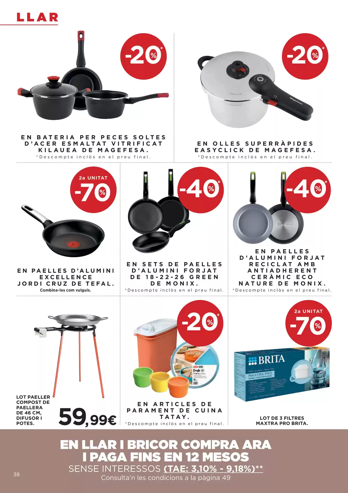 Ofertas de Hipercor España de 25 marzo a 8 abril 2026 -70% 2a Unitat En Milers De Productes