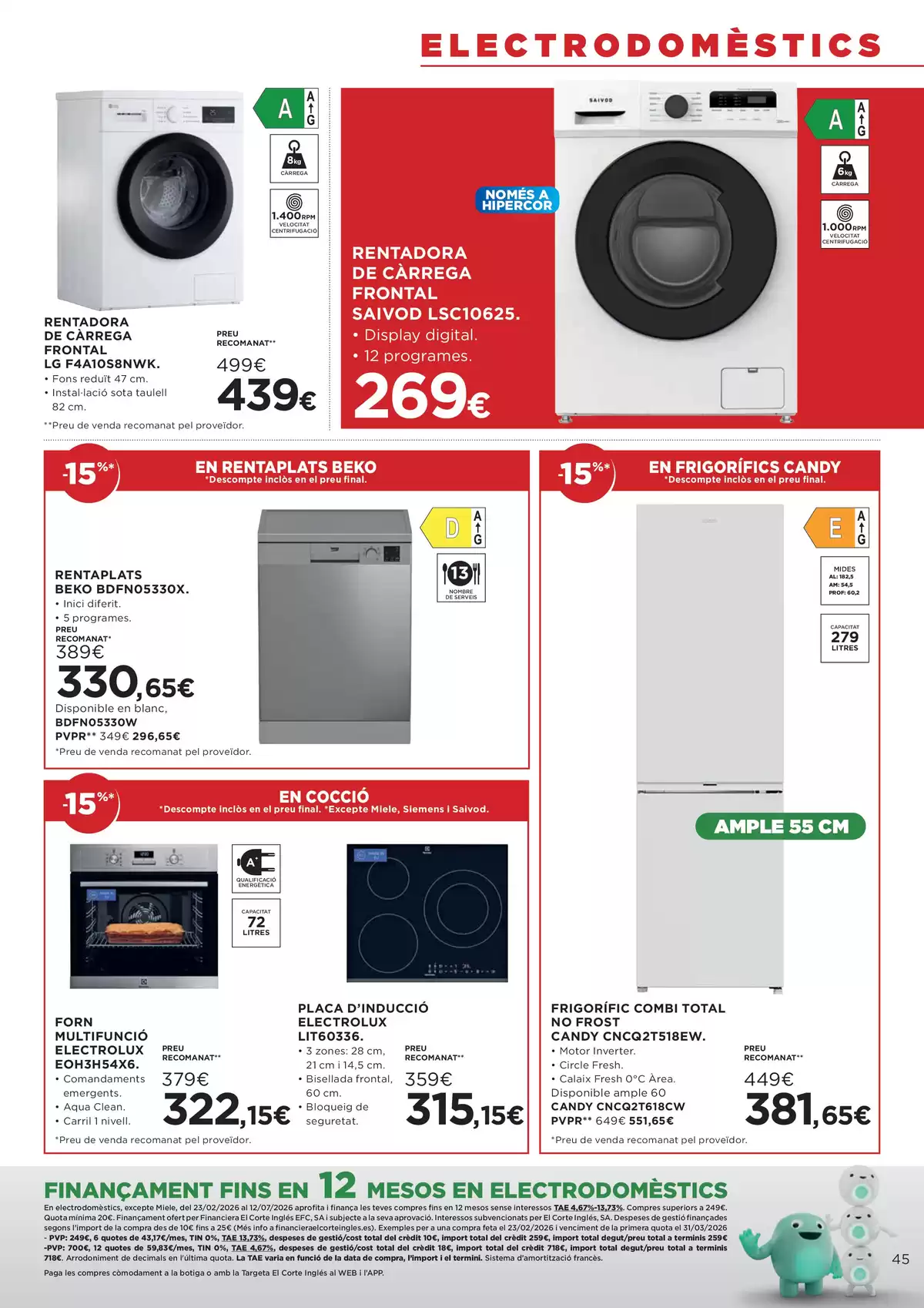 Ofertas de Hipercor España de 25 marzo a 8 abril 2026 -70% 2a Unitat En Milers De Productes