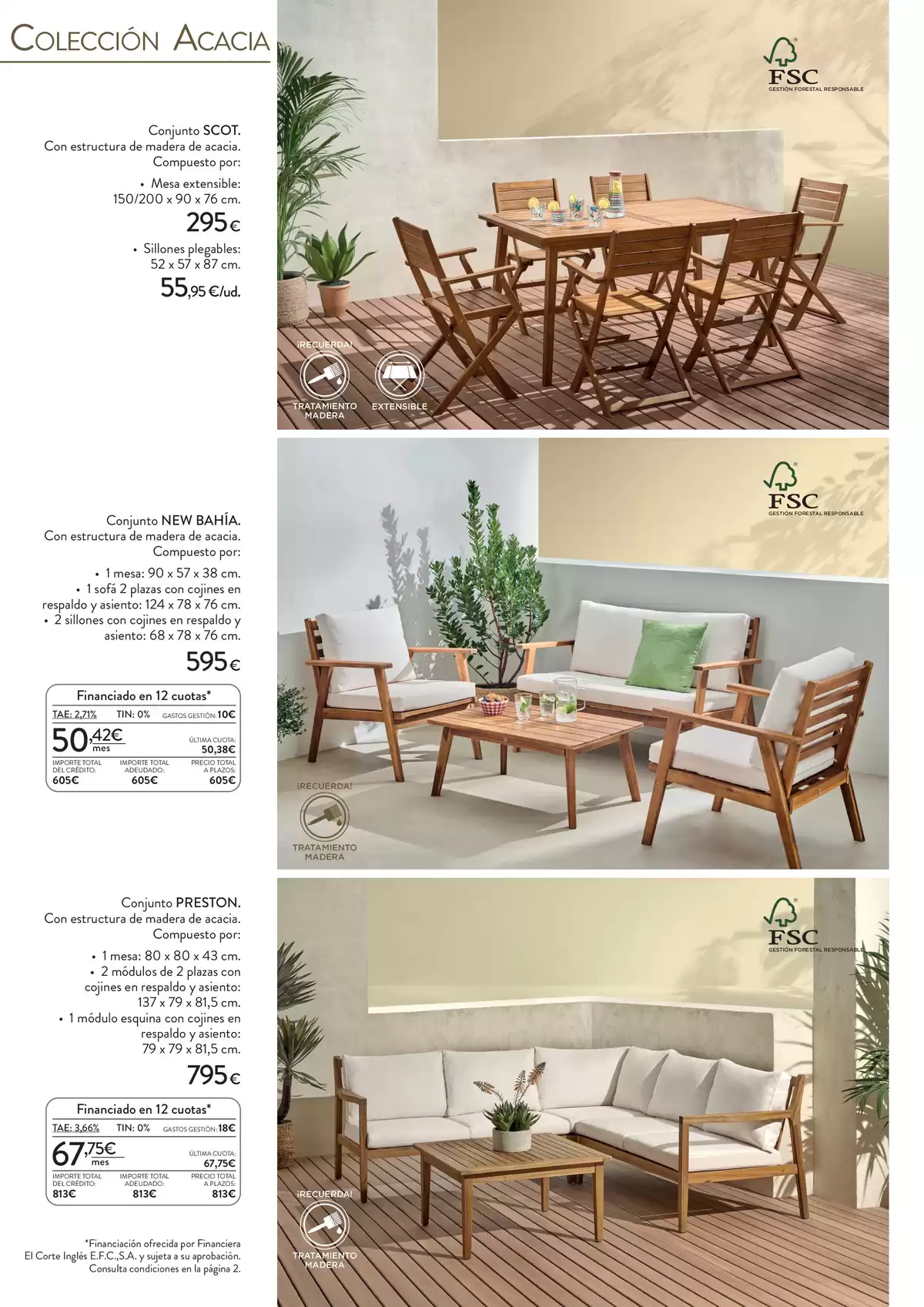 Ofertas de Hipercor España de 16 marzo a 3 mayo 2026 Terraza y jardín