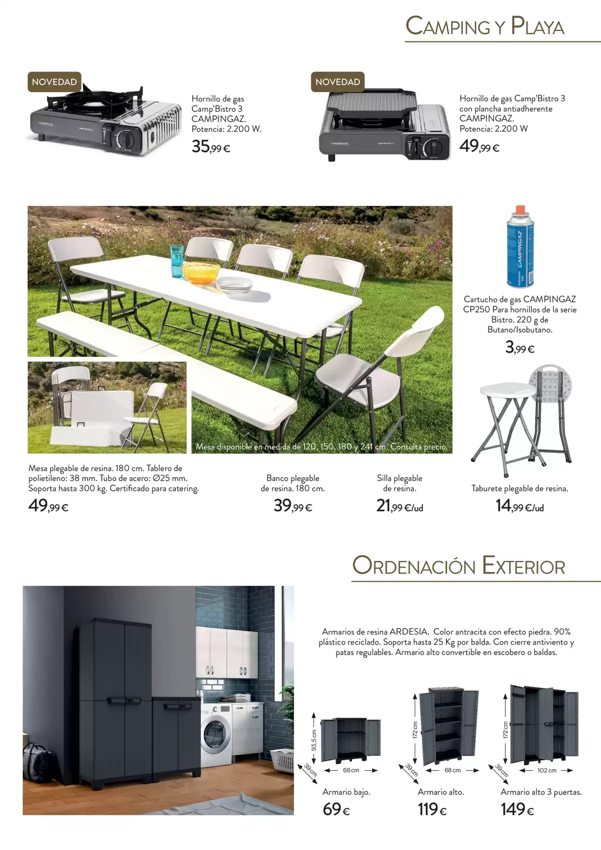 Ofertas de Hipercor España de 16 marzo a 3 mayo 2026 Terraza y jardín