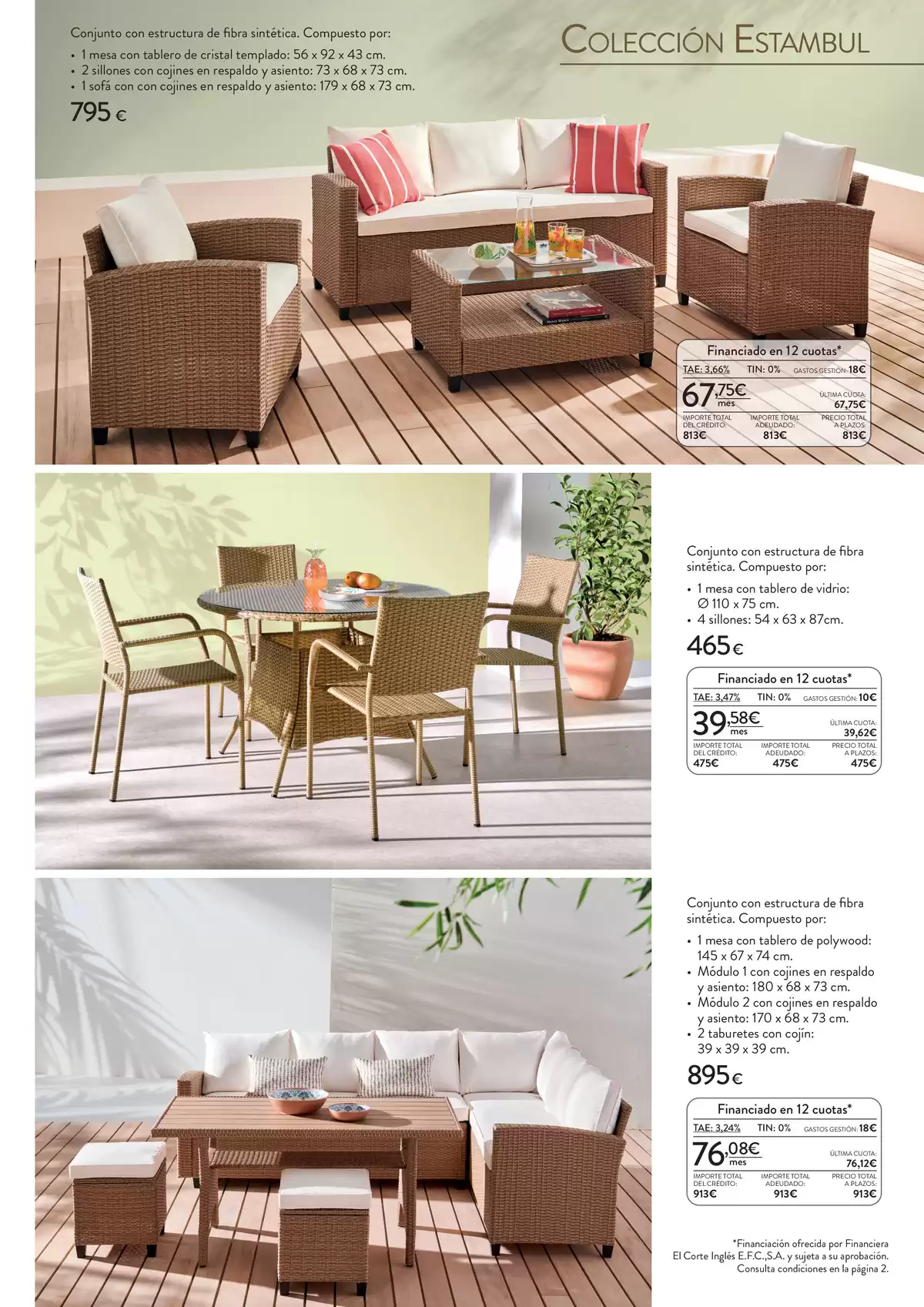 Ofertas de Hipercor España de 16 marzo a 3 mayo 2026 Terraza y jardín