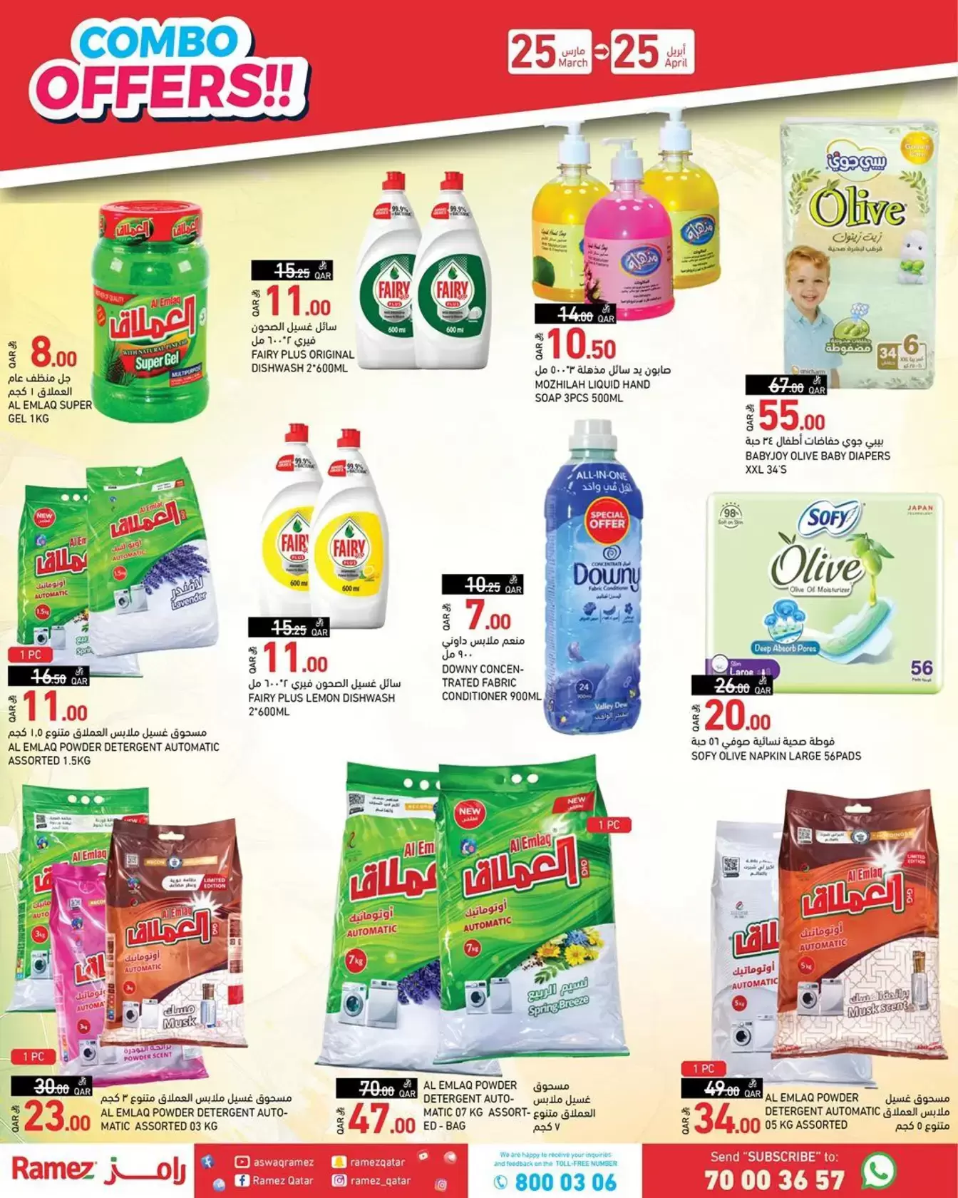 Ofertas de Mercados Ramez Katar de 25 marzo a 25 abril 2026 Las ofertas más fuertes