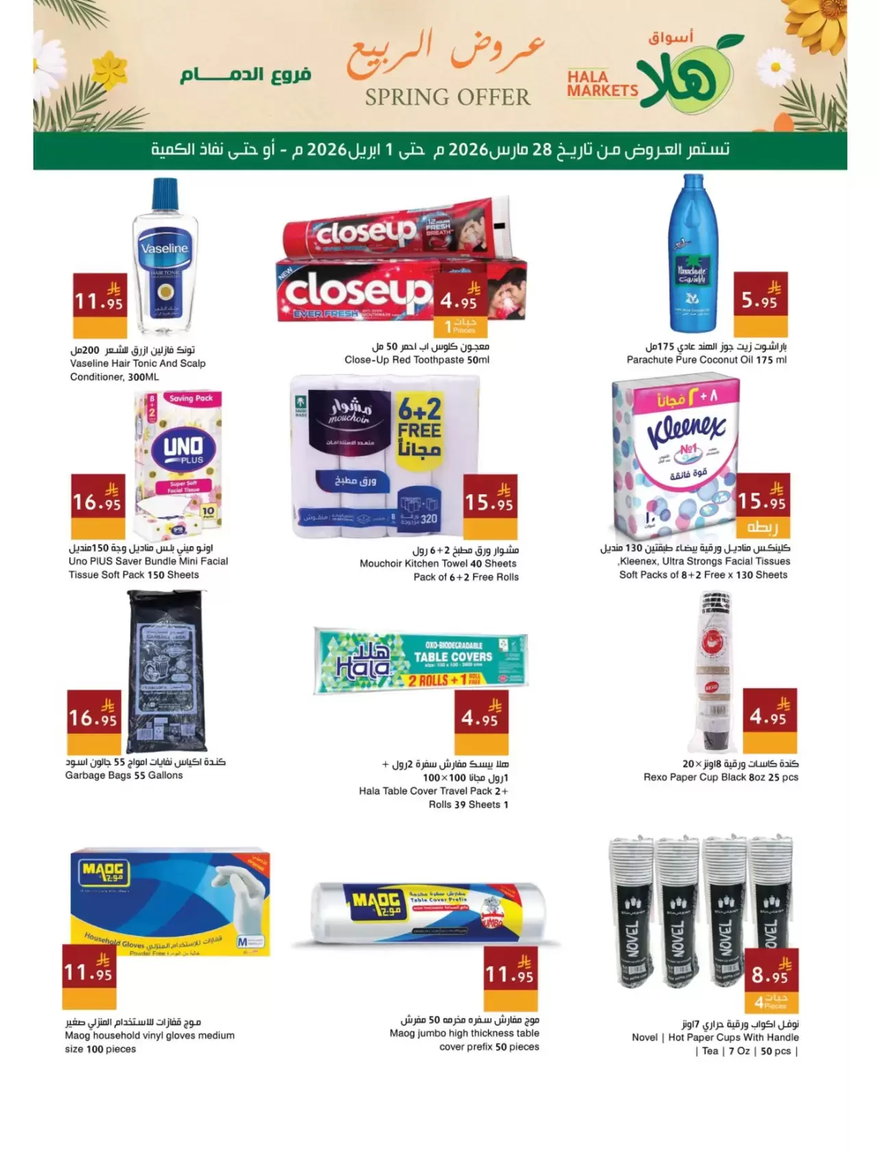 Hala Markets offers in Dammam from 28 March to 1 April 2026 Spring Deals