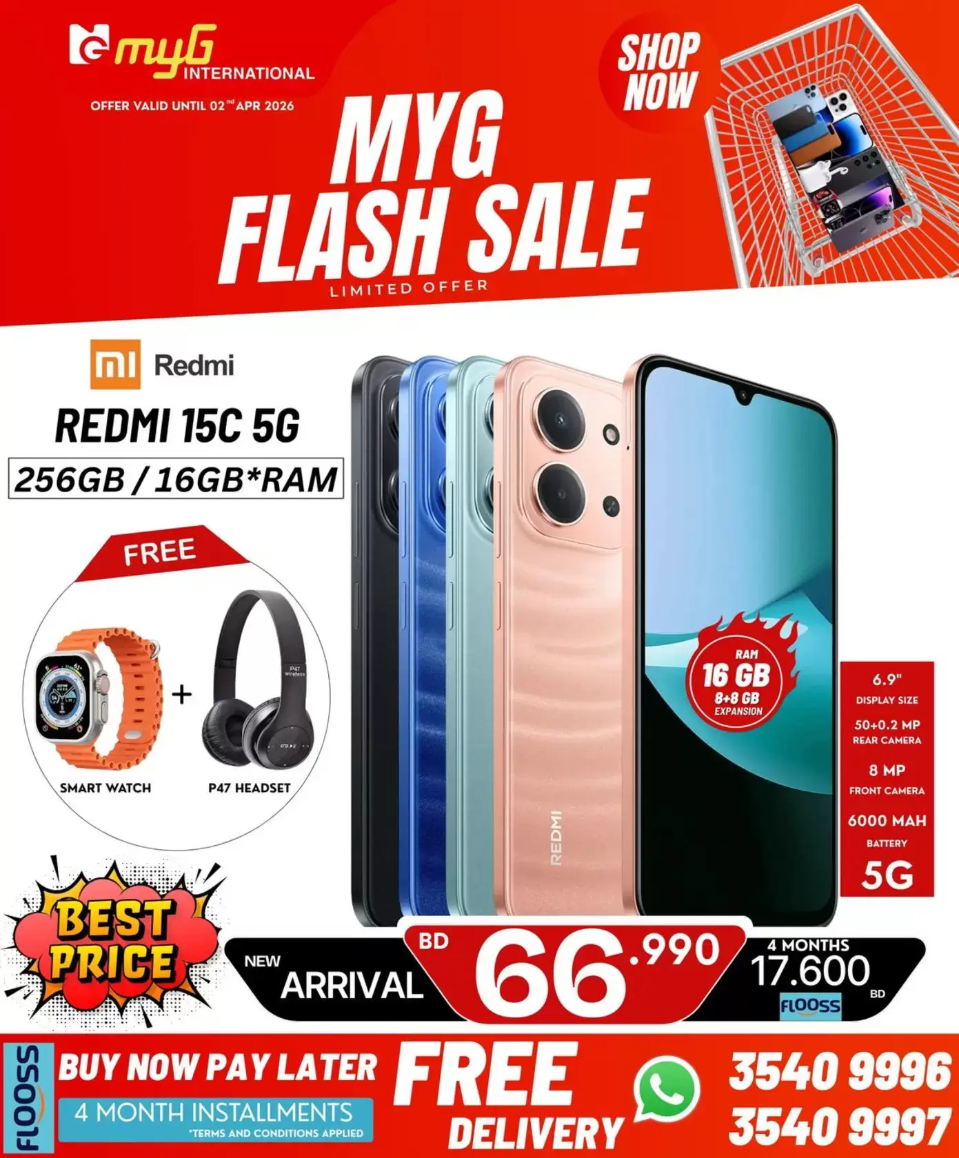 MYG International Bahrain offers from 27 March to 2 April 2026 Flash Sale